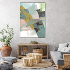 Color Patches I by Jennifer Goldberger on GIANT ART - green abstract