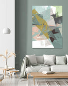 Color Patches I by Jennifer Goldberger on GIANT ART - green abstract