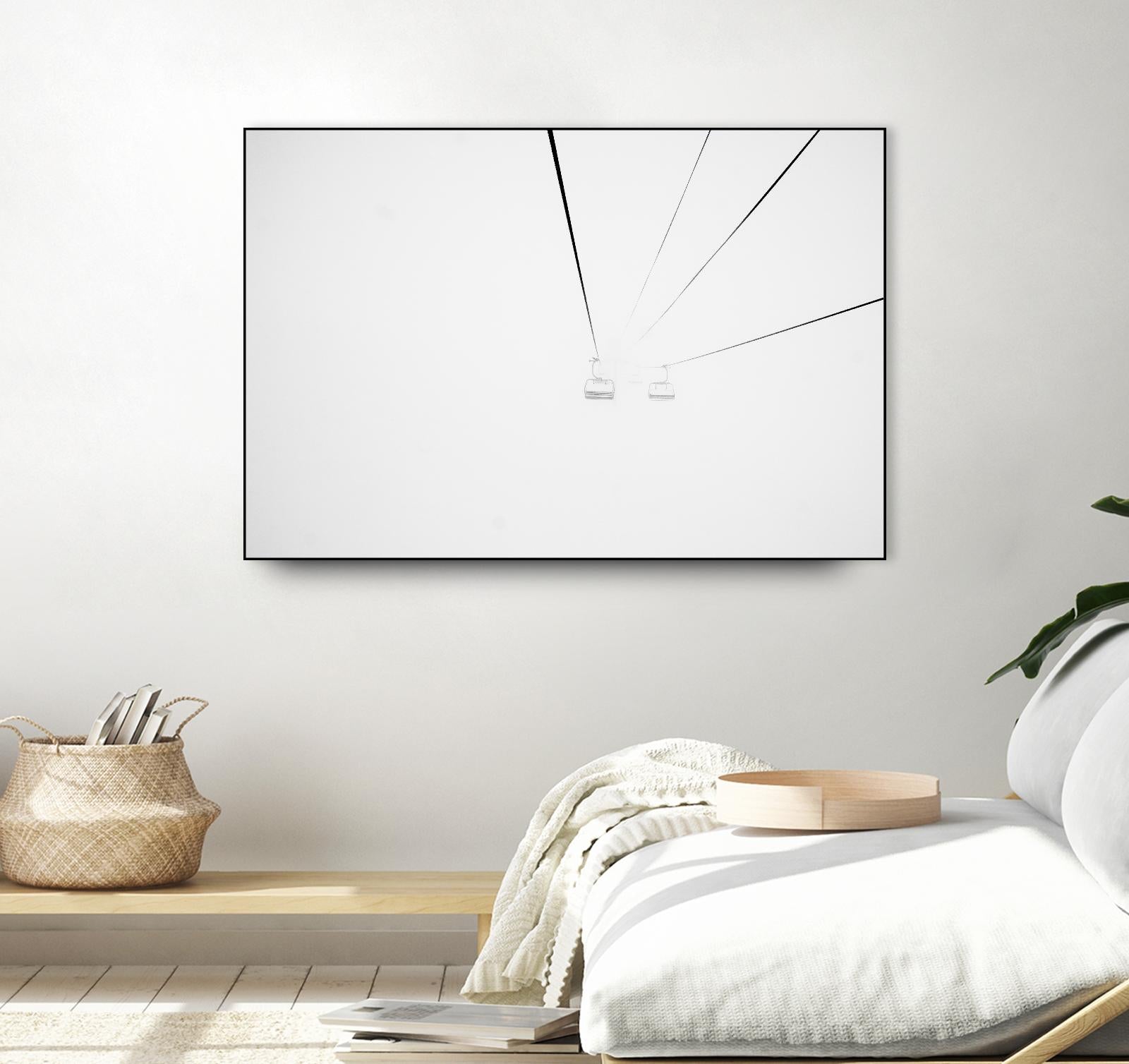 Chair Lift by Pexels on GIANT ART - black leisure