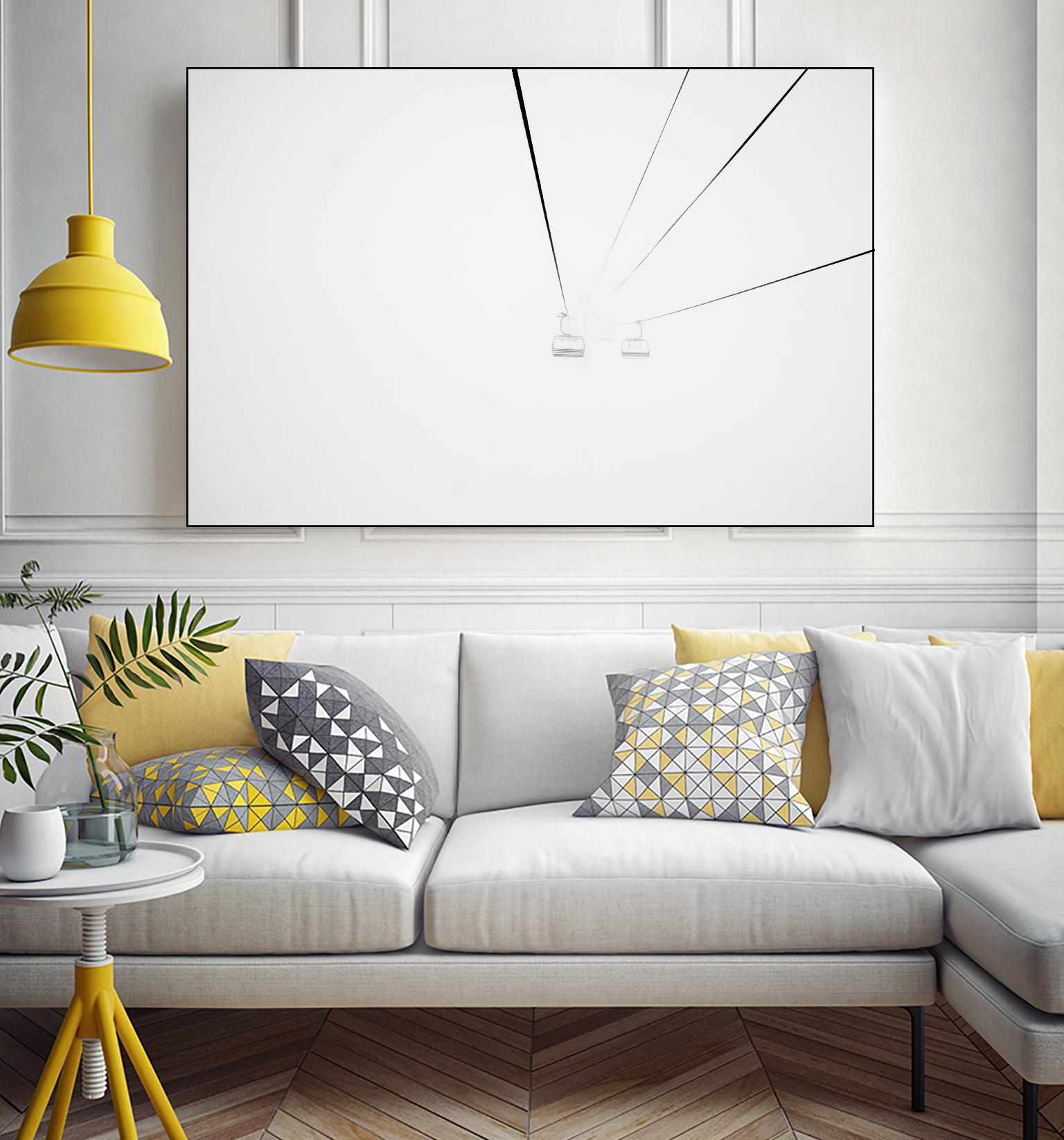 Chair Lift by Pexels on GIANT ART - black leisure