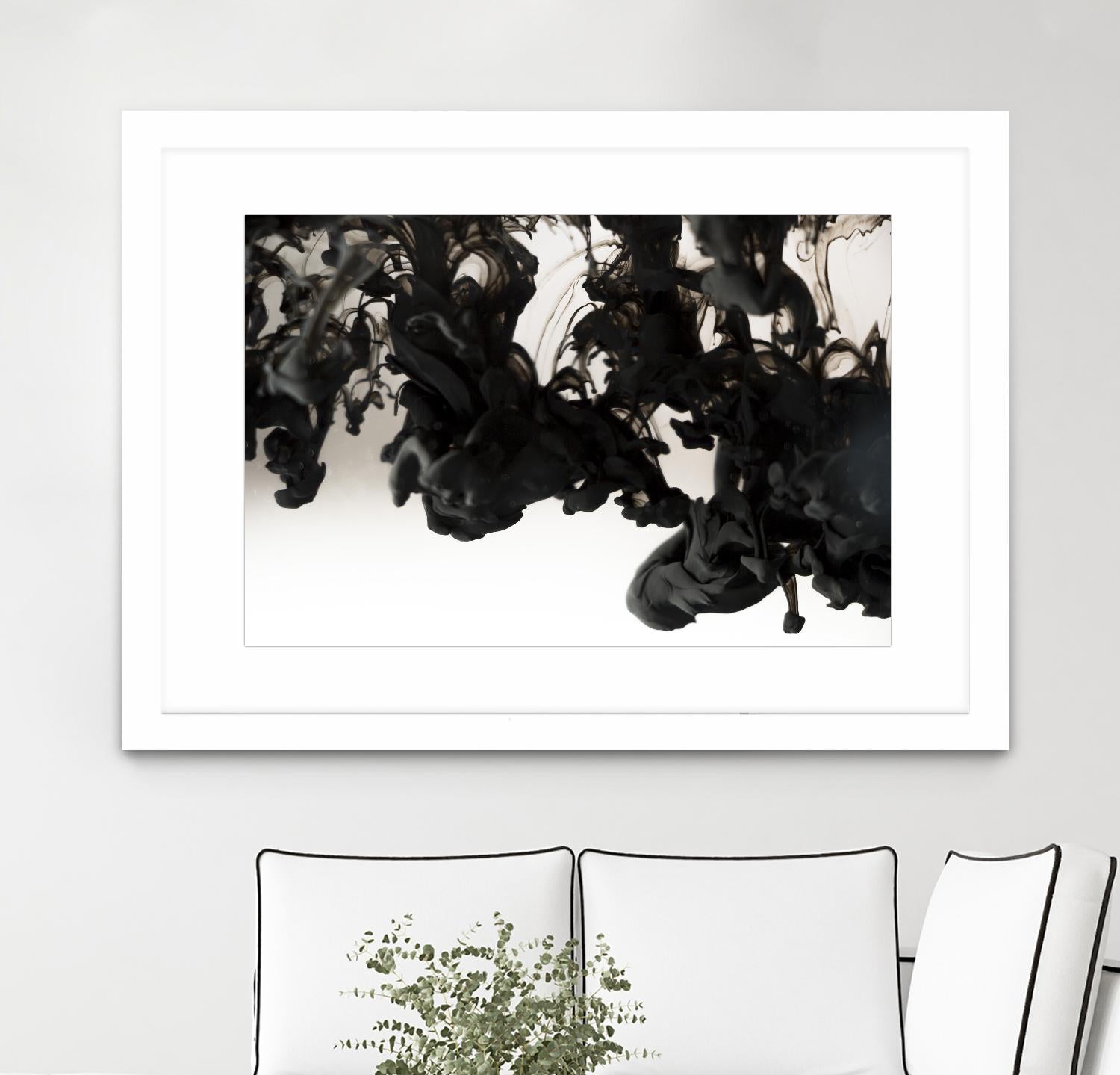 Black smoke by Pexels on GIANT ART - white abstract