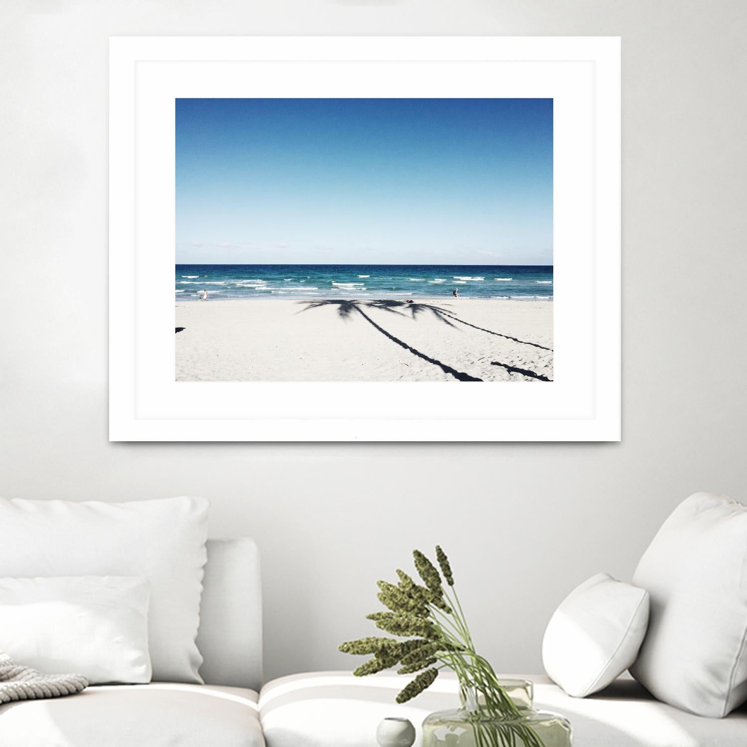 The view by Pexels on GIANT ART - beige sea scene