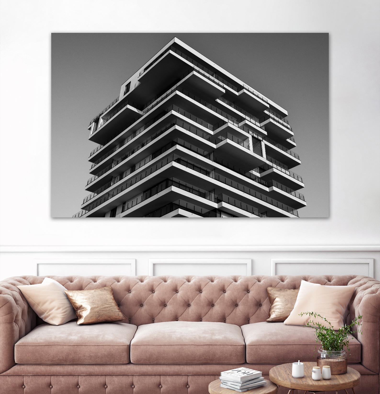 Architectural tower by Pexels on GIANT ART - white architectural