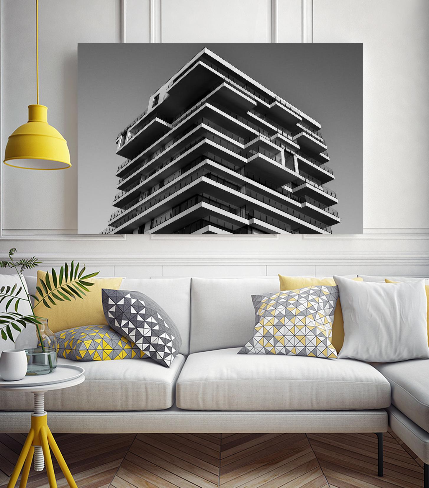 Architectural tower by Pexels on GIANT ART - white architectural