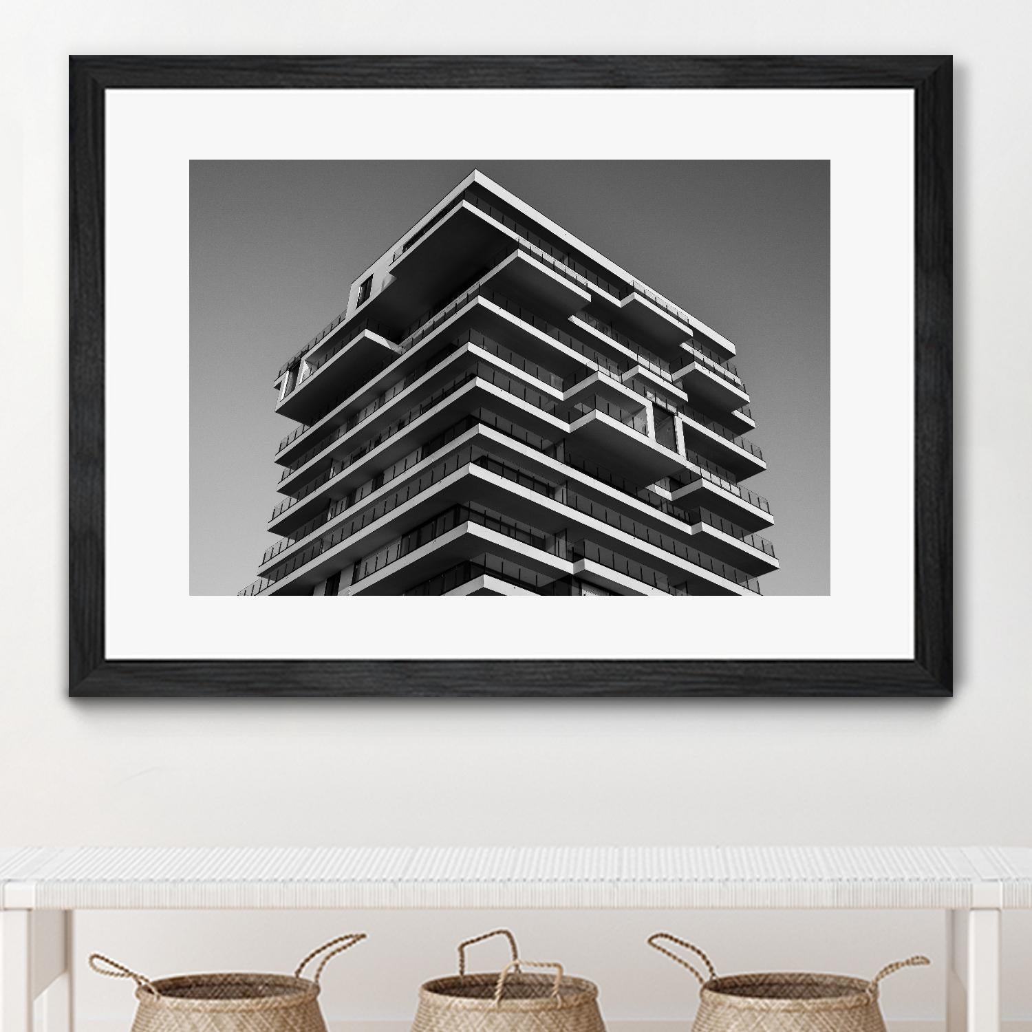 Architectural tower by Pexels on GIANT ART - white architectural