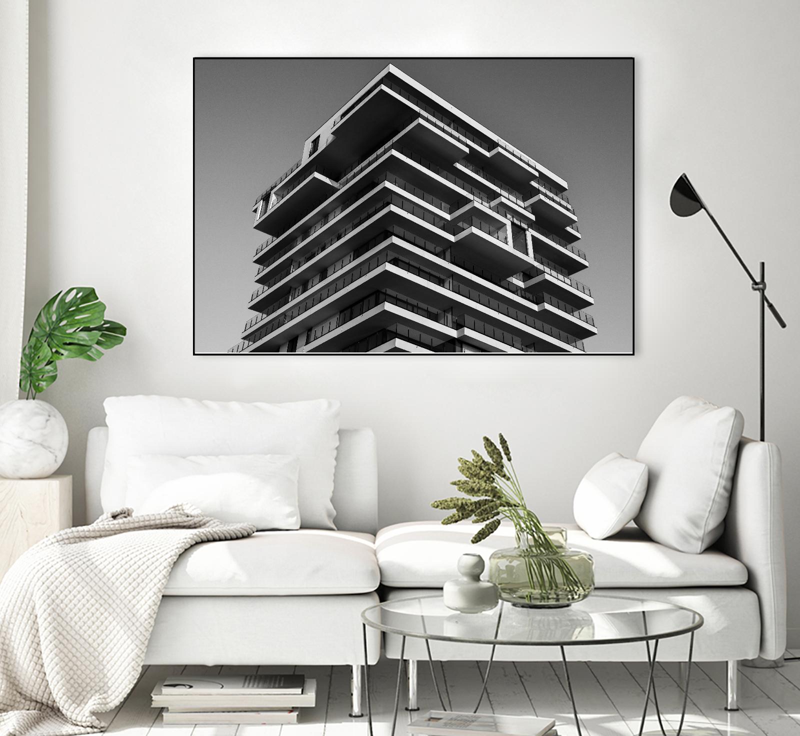 Architectural tower by Pexels on GIANT ART - white architectural