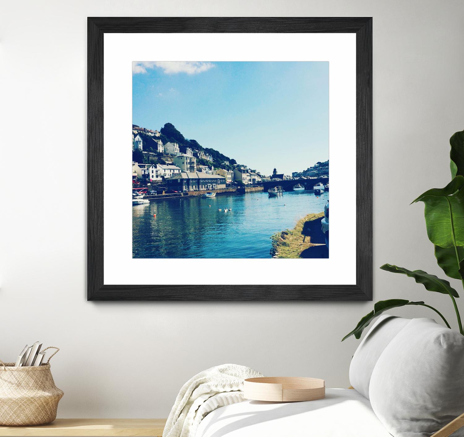 Ducks by Pexels on GIANT ART - blue city scene