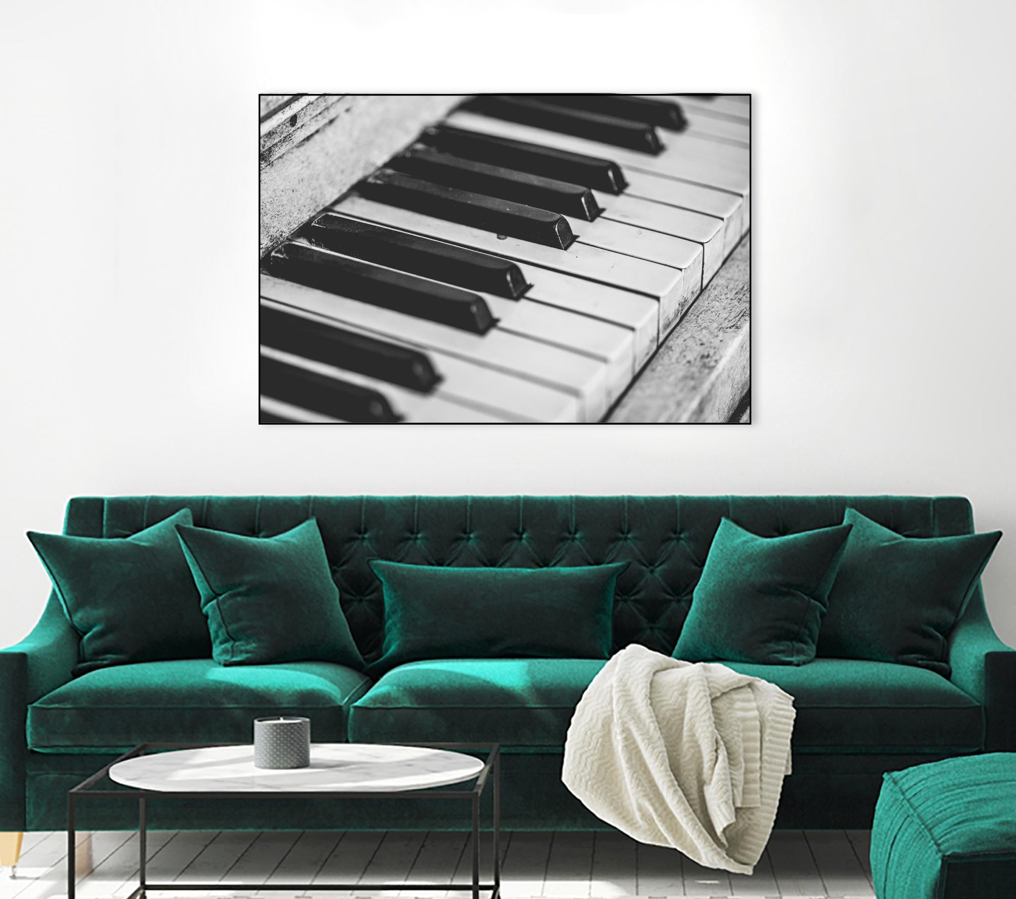 Vintage piano by Pexels on GIANT ART - white leisure