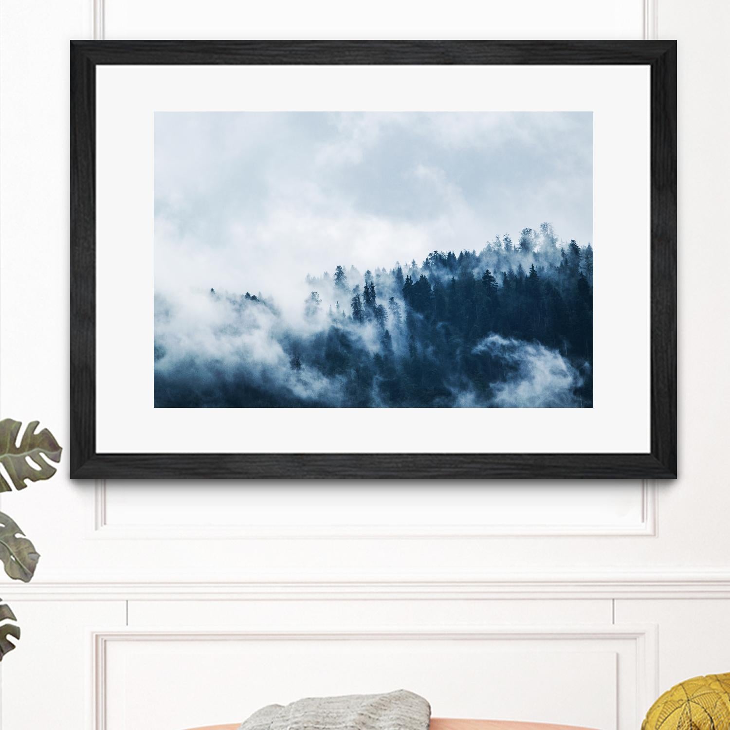 Foggy forest by Pexels on GIANT ART - white landscape