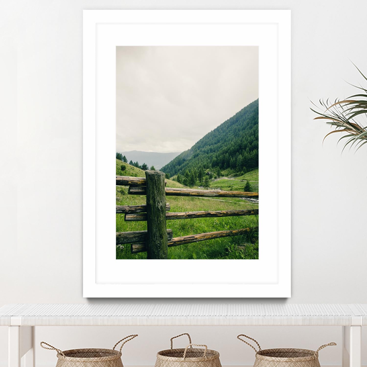 This view by Pexels on GIANT ART - white landscape