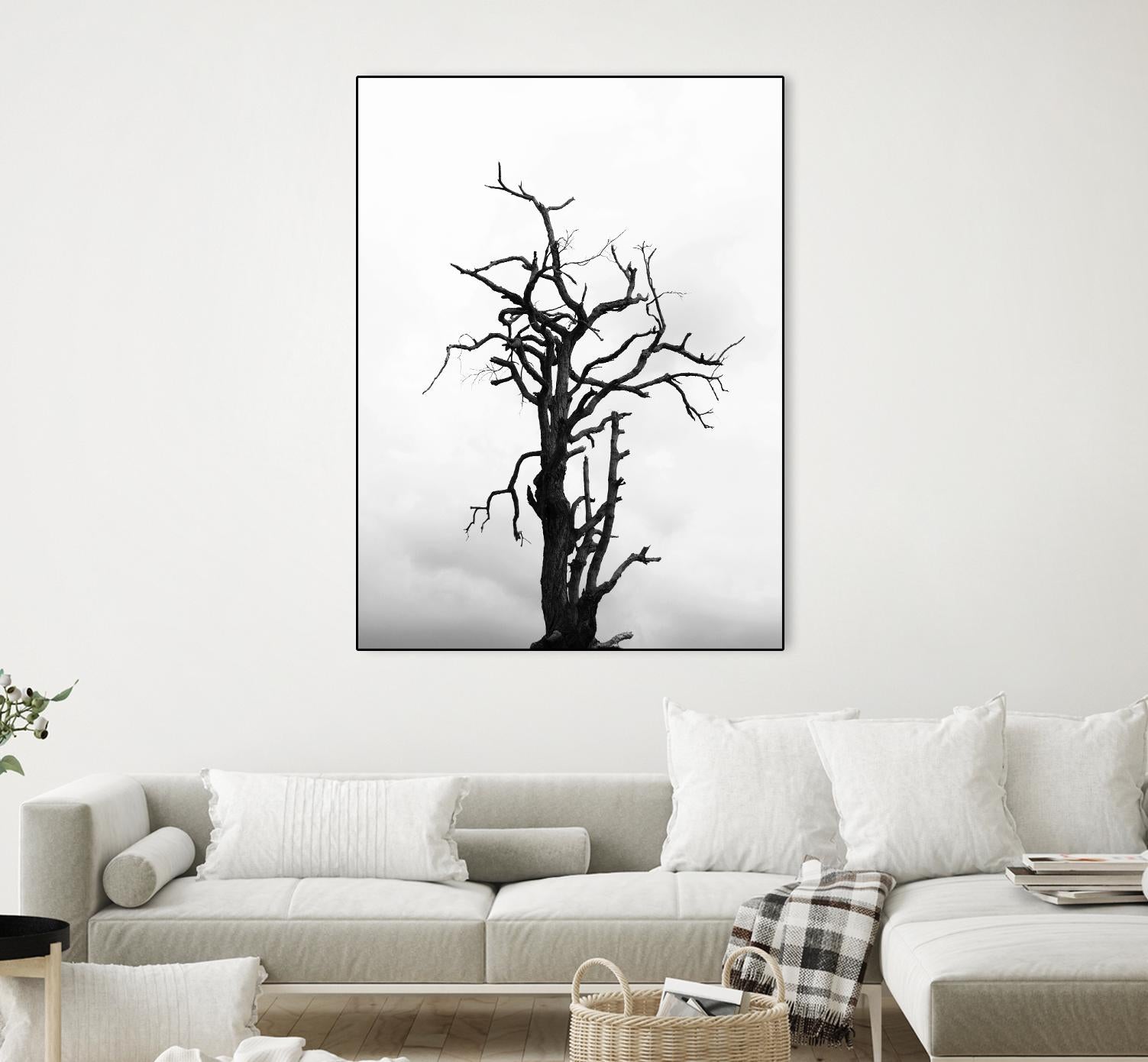 Dead tree by Pexels on GIANT ART - white trees