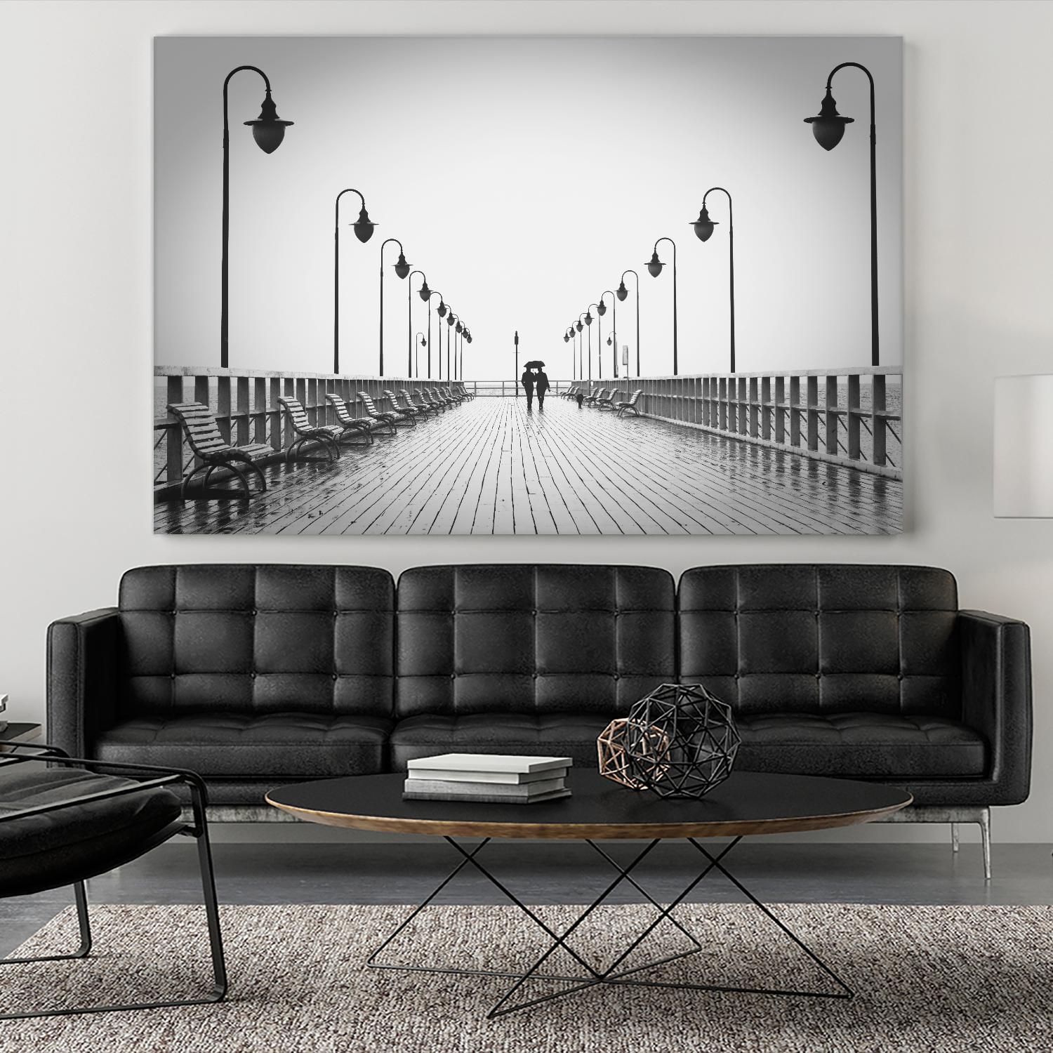 On the pier by Pexels on GIANT ART - white everyday life