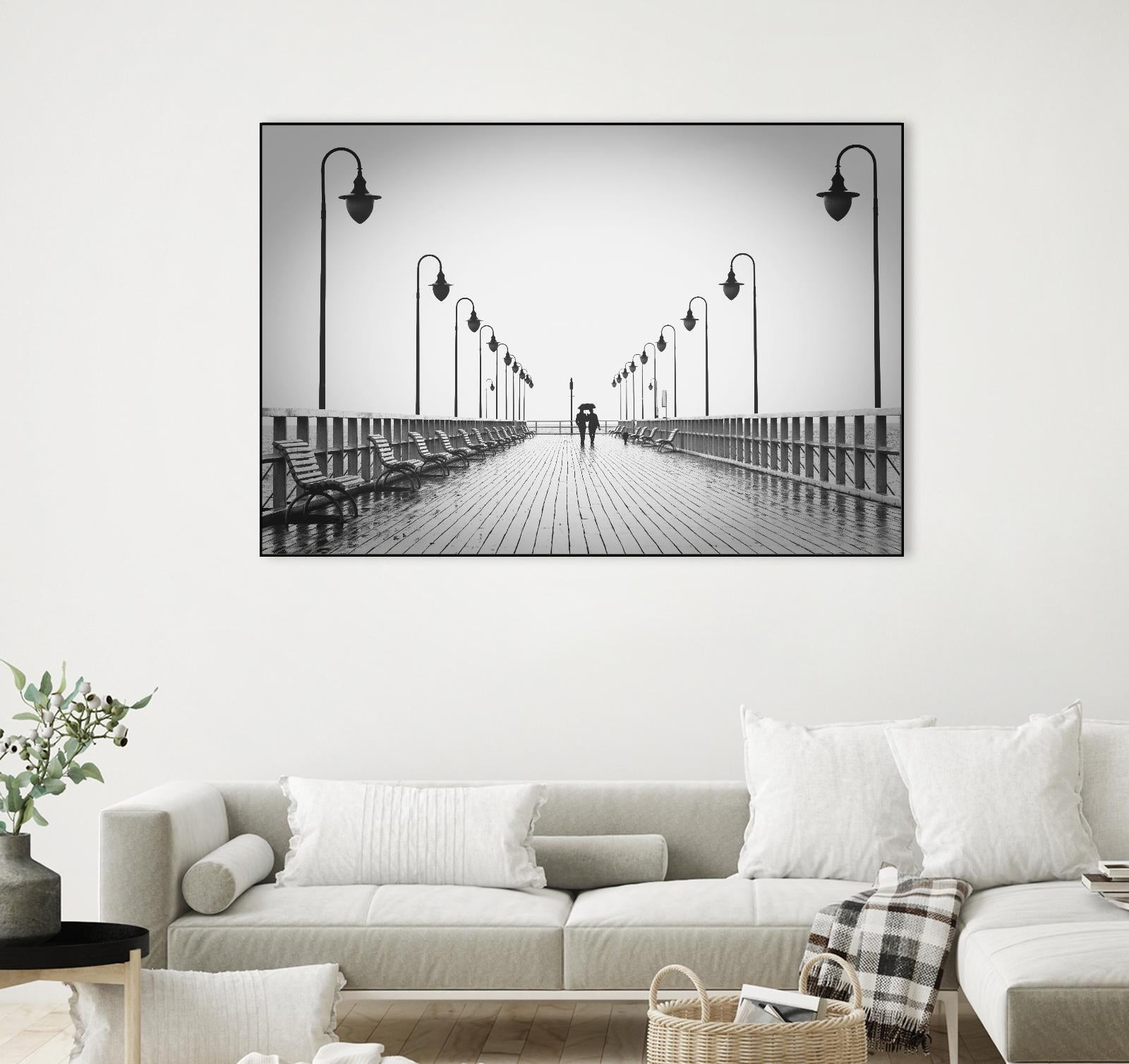 On the pier by Pexels on GIANT ART - white everyday life