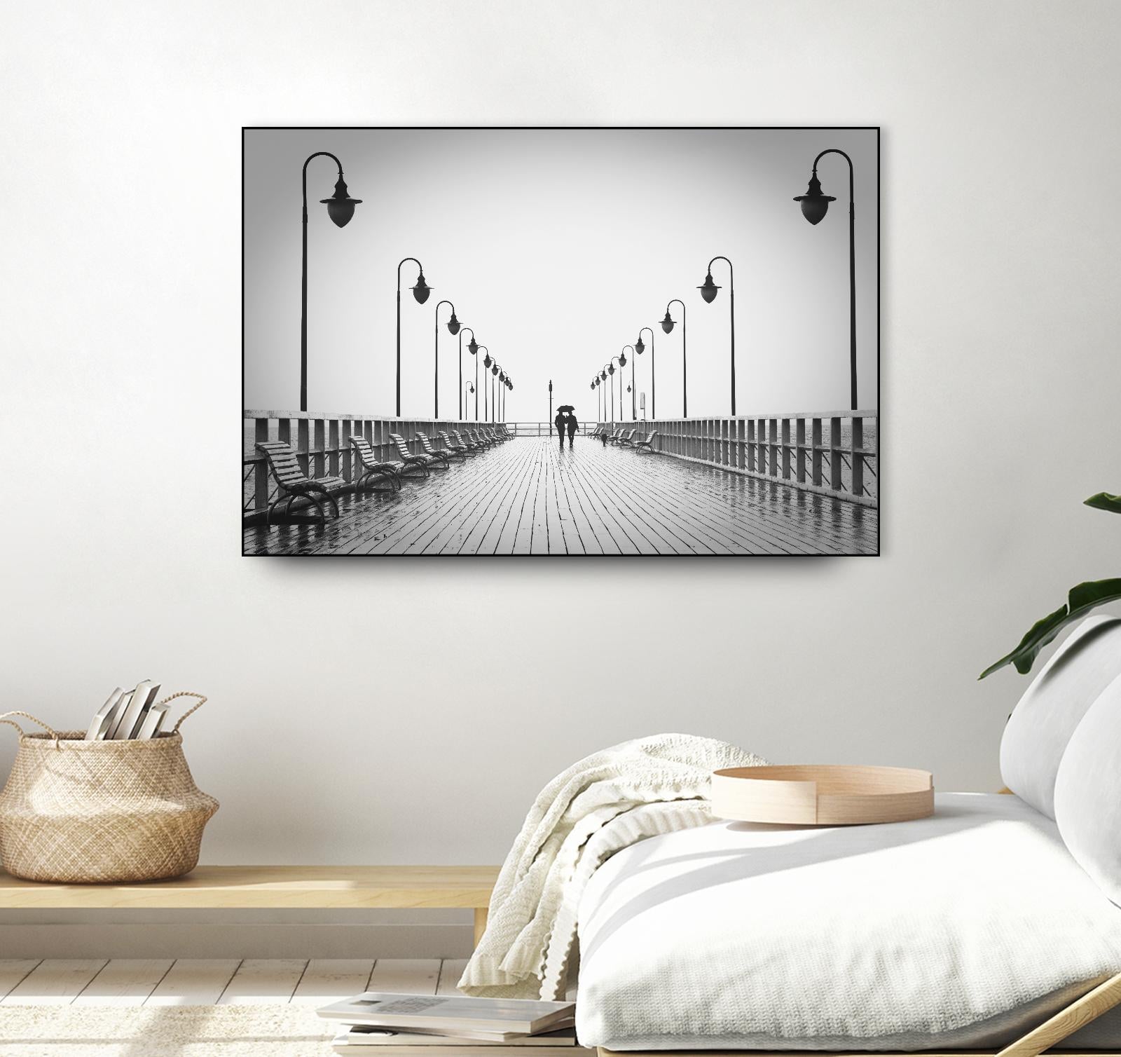 On the pier by Pexels on GIANT ART - white everyday life