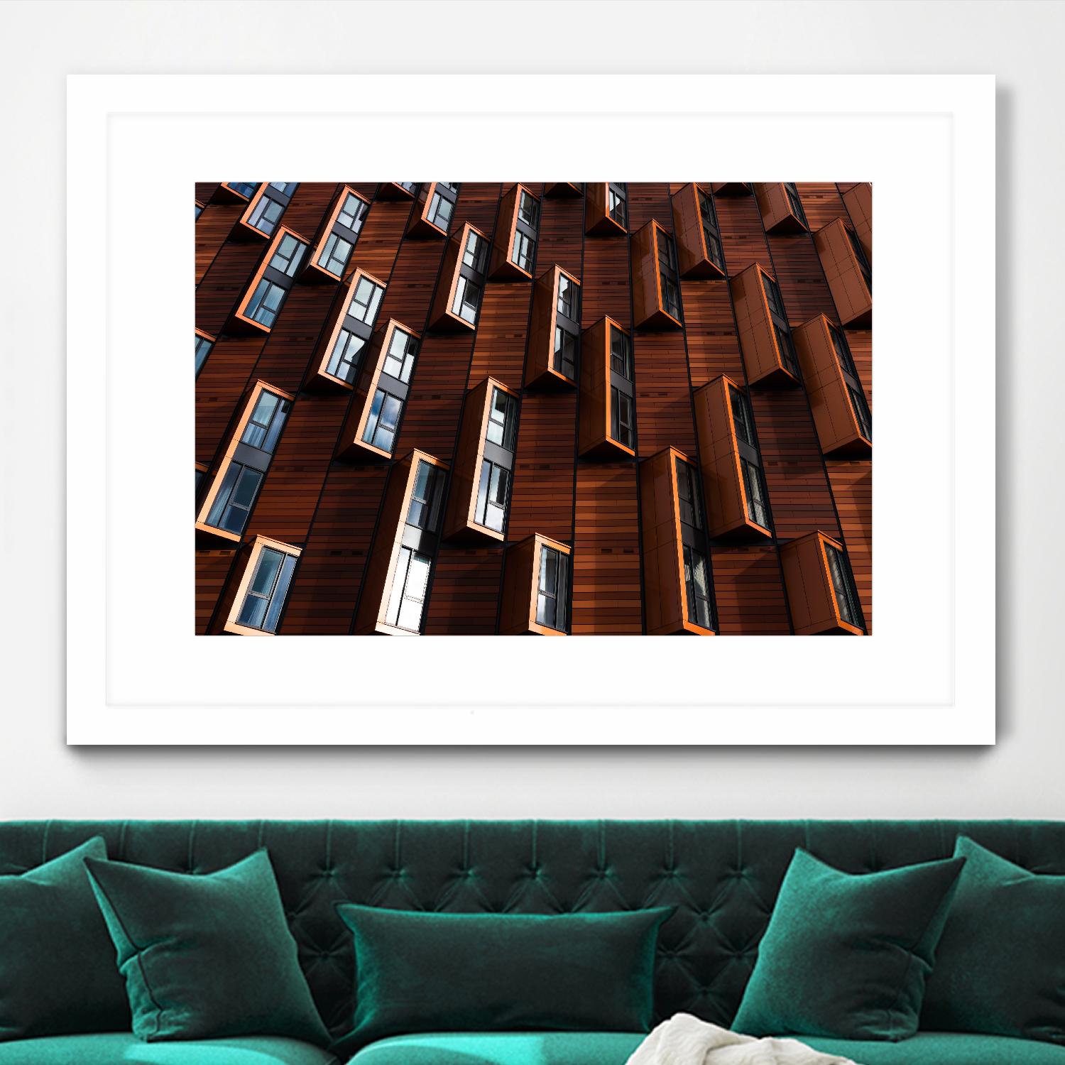 Windows III by Pexels on GIANT ART - black architectural