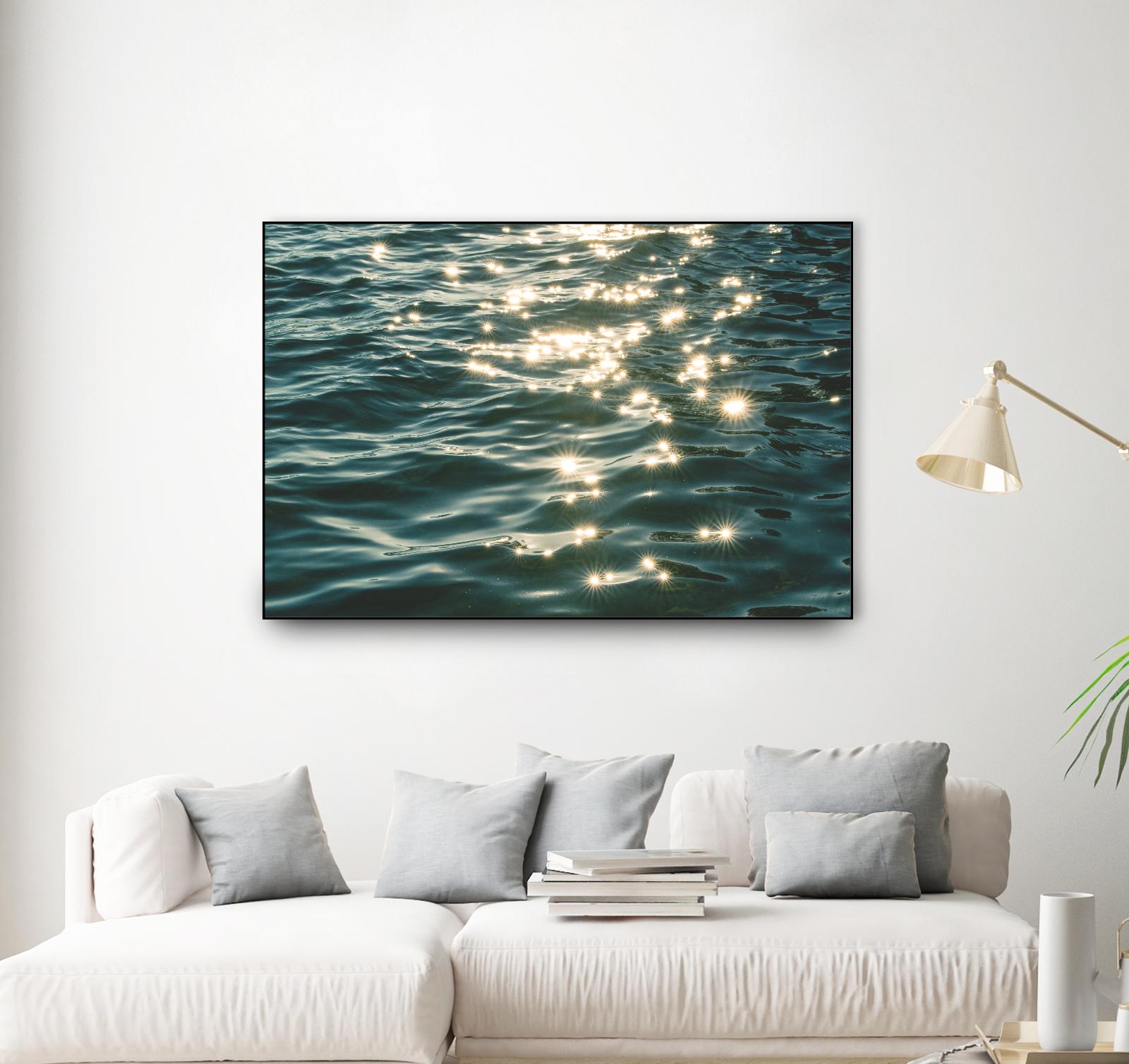 Sea sparkles by Pexels on GIANT ART - yellow sea scene