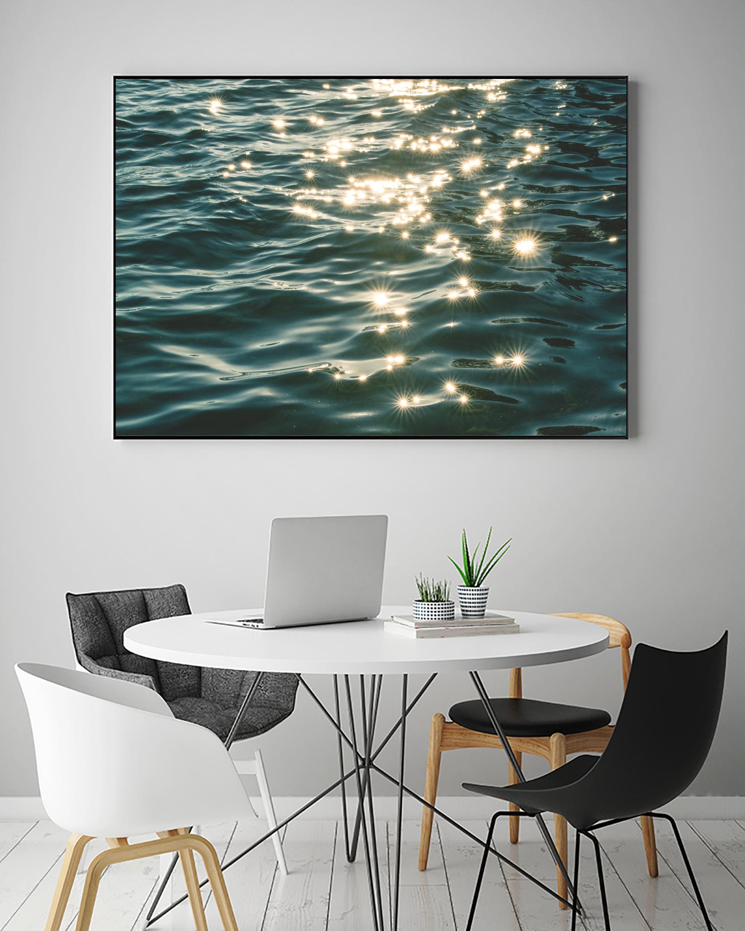 Sea sparkles by Pexels on GIANT ART - yellow sea scene