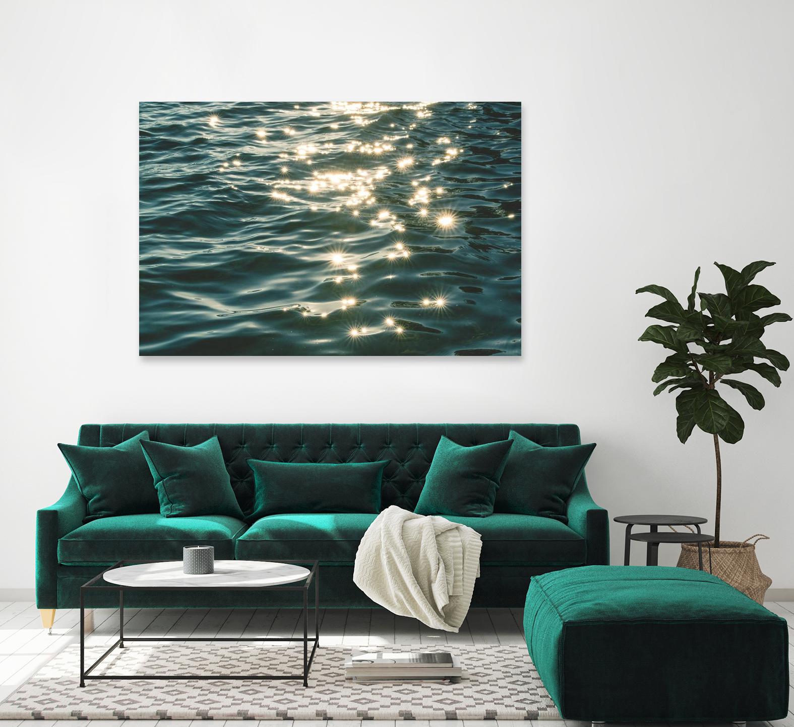 Sea sparkles by Pexels on GIANT ART - yellow sea scene