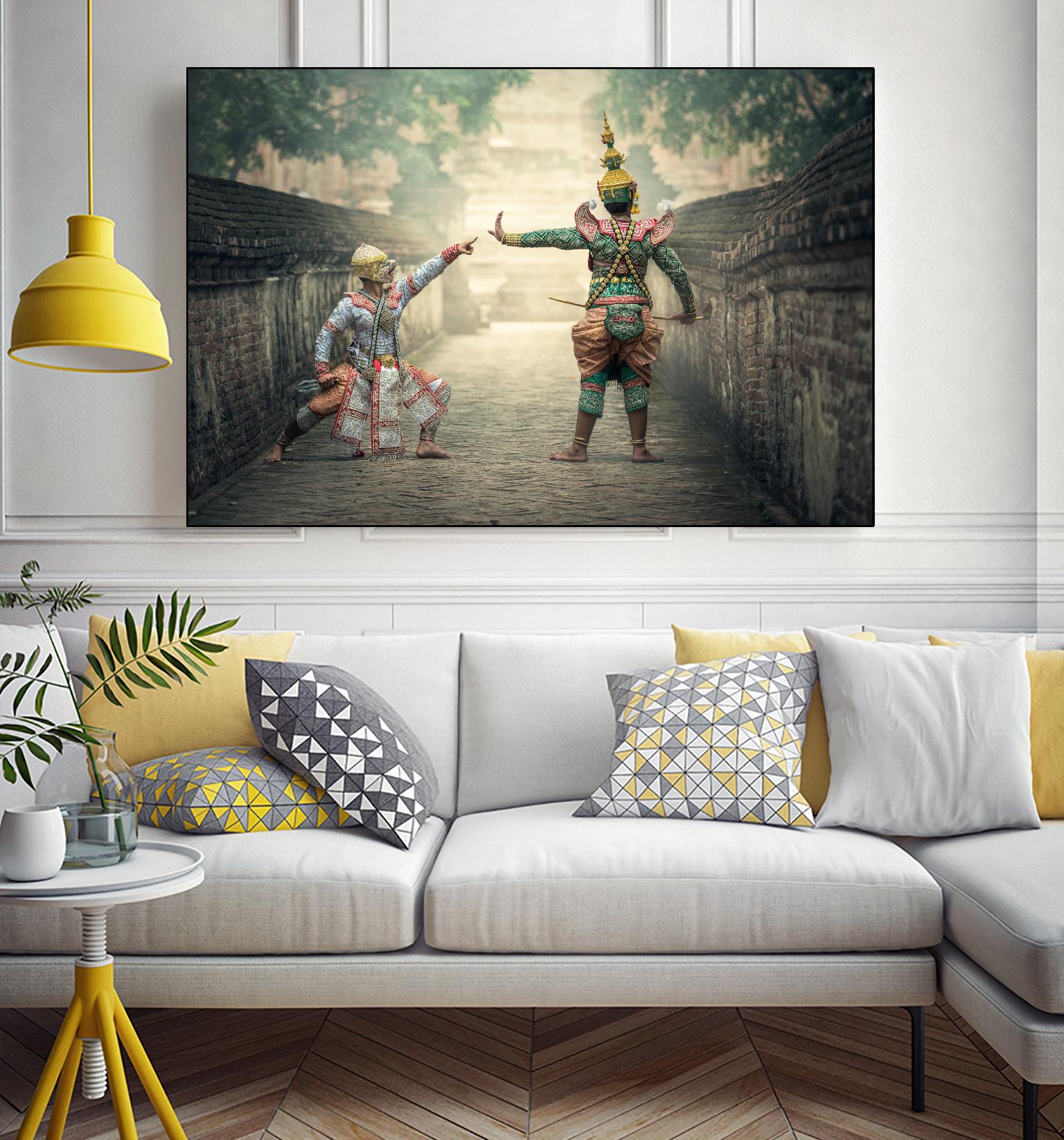 Traditionnal show by Pexels on GIANT ART - yellow leisure