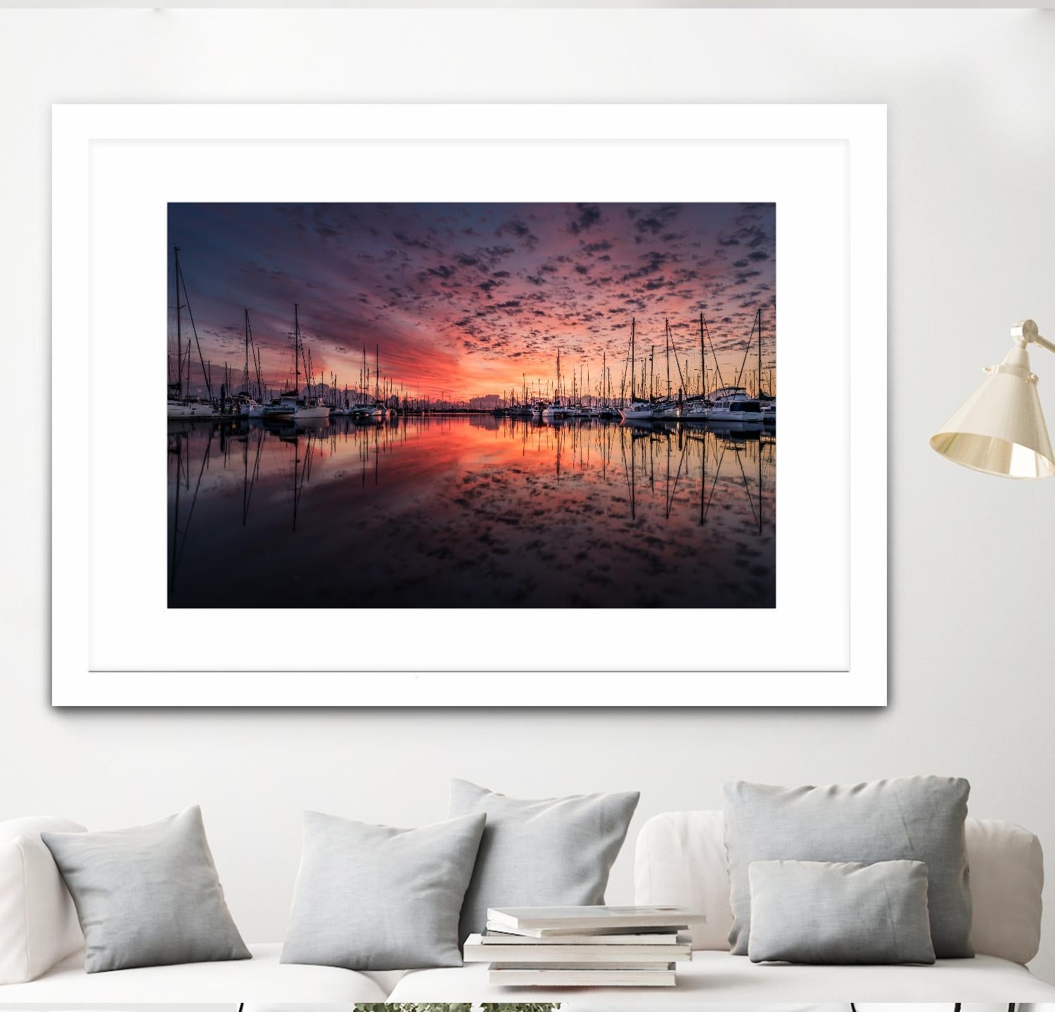 Mooring by Pexels on GIANT ART - purple nautical