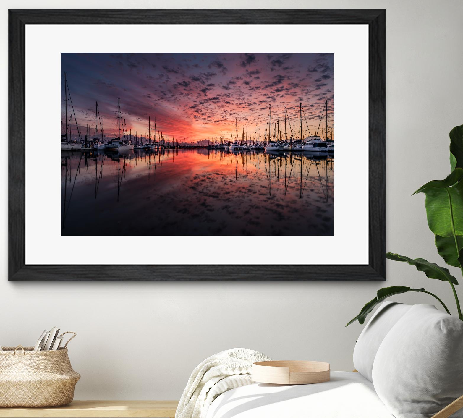 Mooring by Pexels on GIANT ART - purple nautical