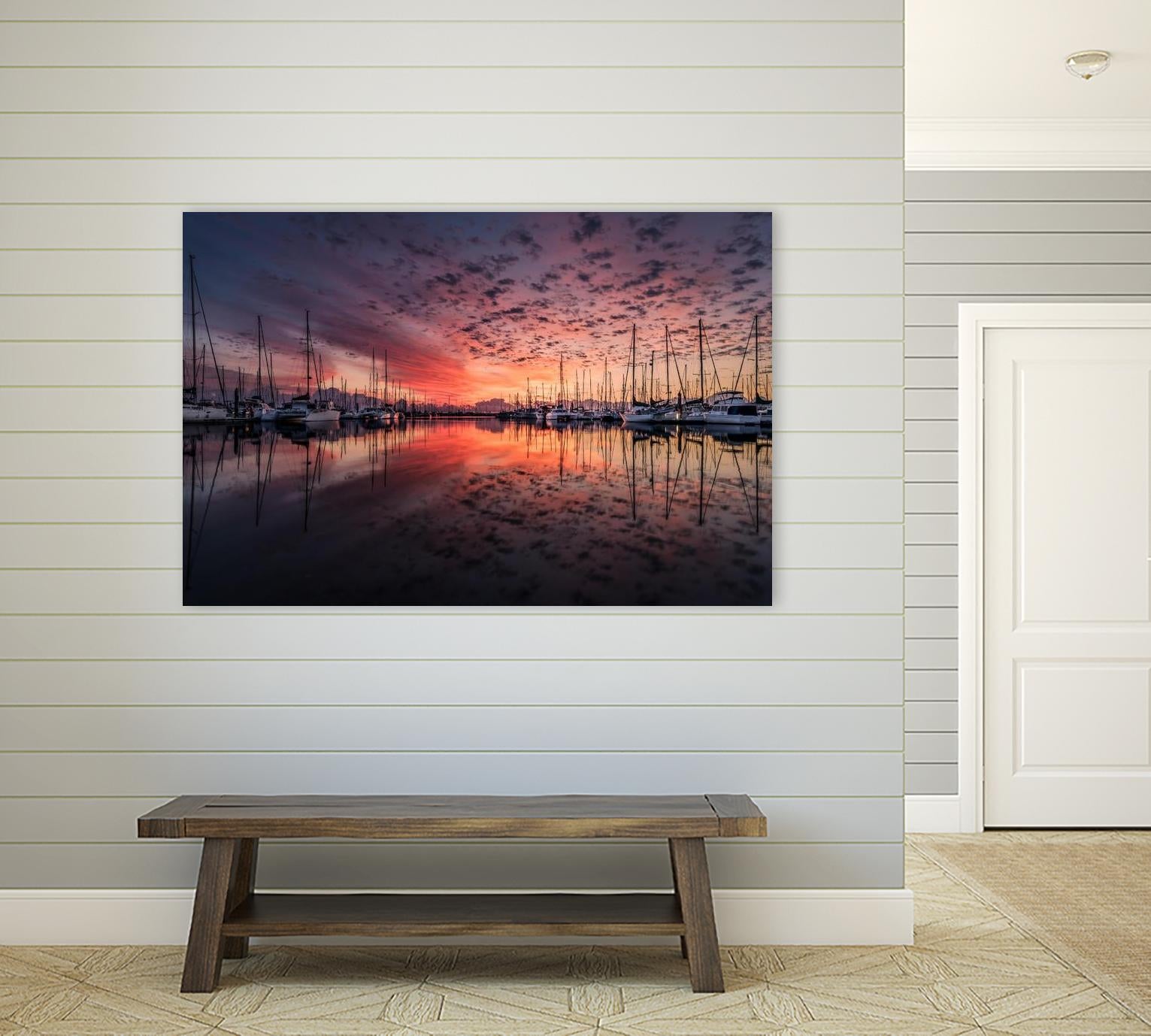 Mooring by Pexels on GIANT ART - purple nautical