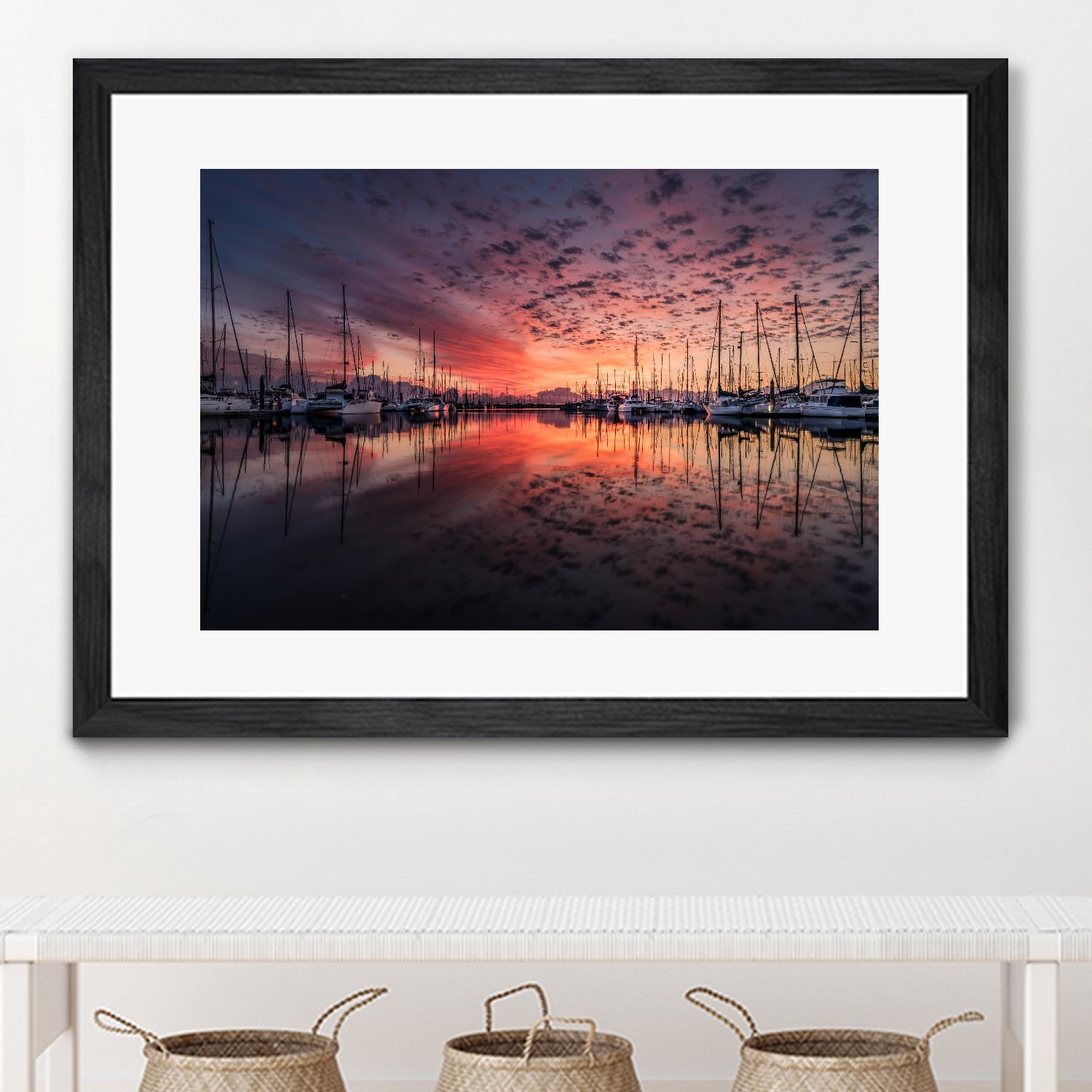 Mooring by Pexels on GIANT ART - purple nautical