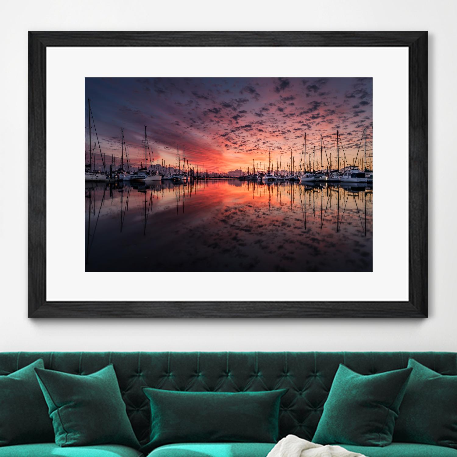 Mooring by Pexels on GIANT ART - purple nautical