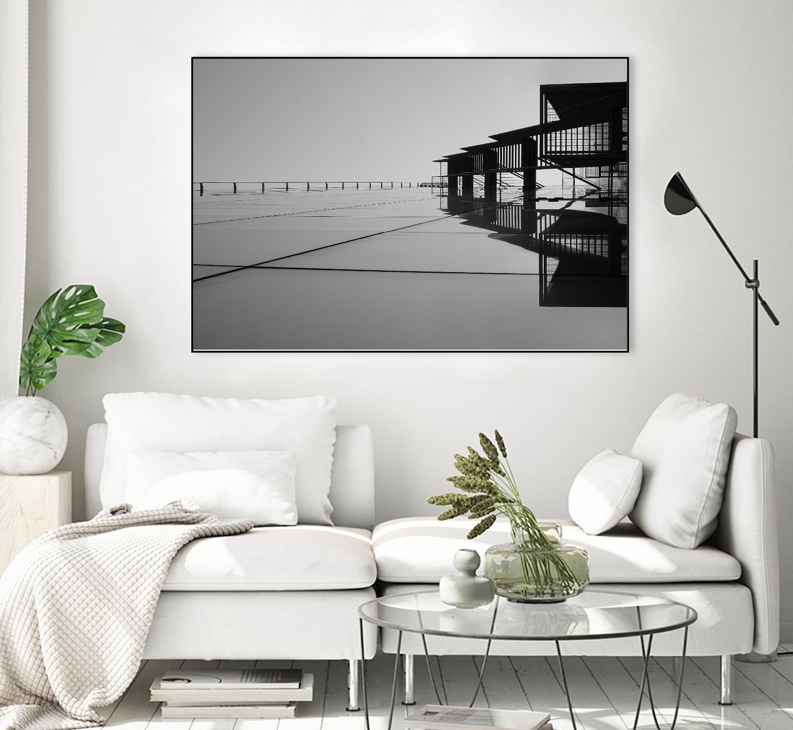 On the deck by Pexels on GIANT ART - white architectural