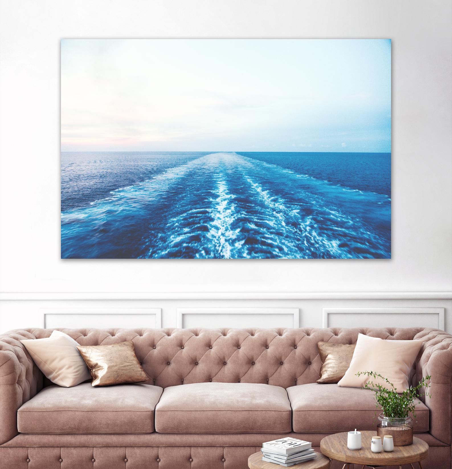 Sea trail by Pexels on GIANT ART - white sea scene
