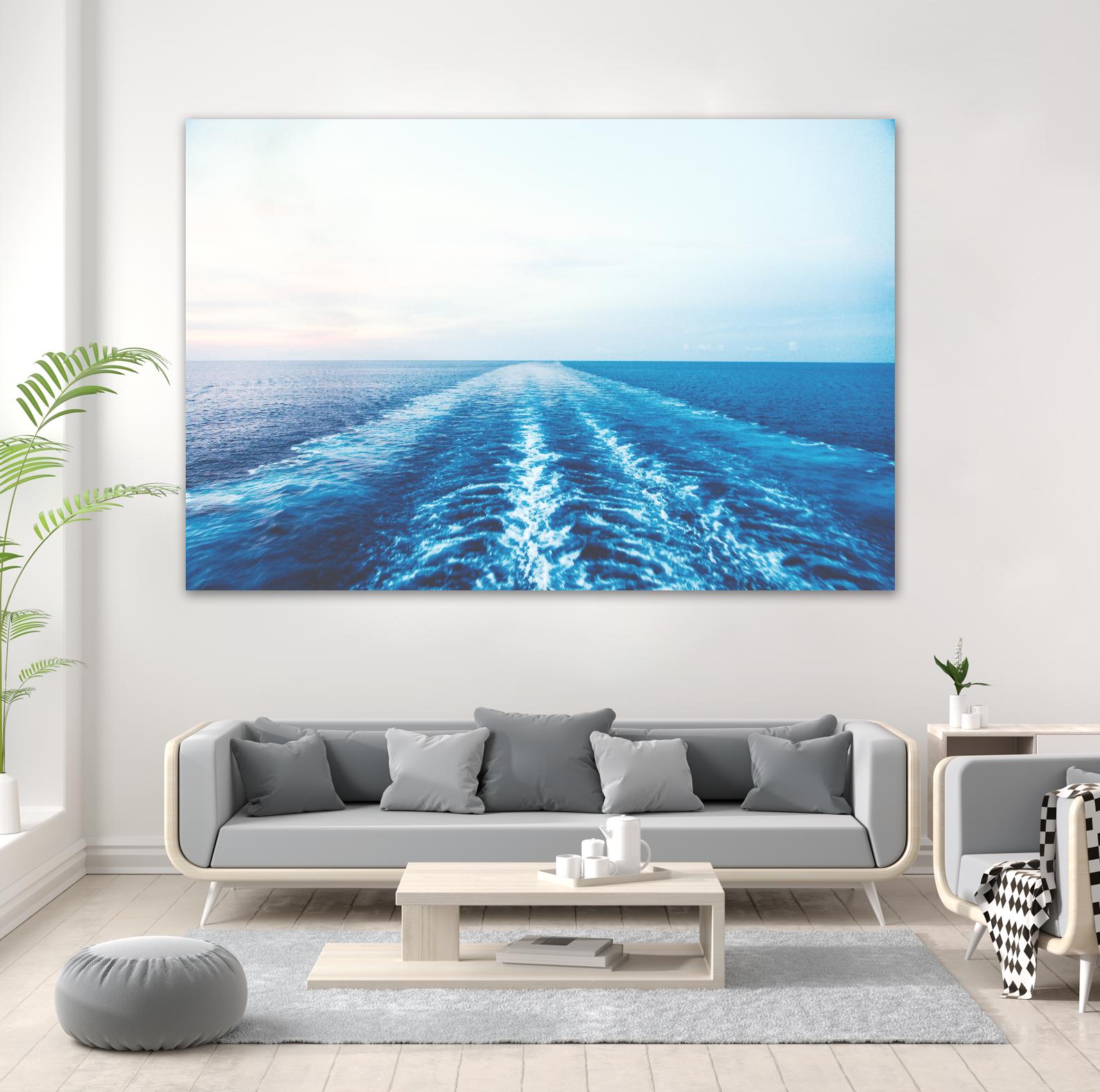 Sea trail by Pexels on GIANT ART - white sea scene