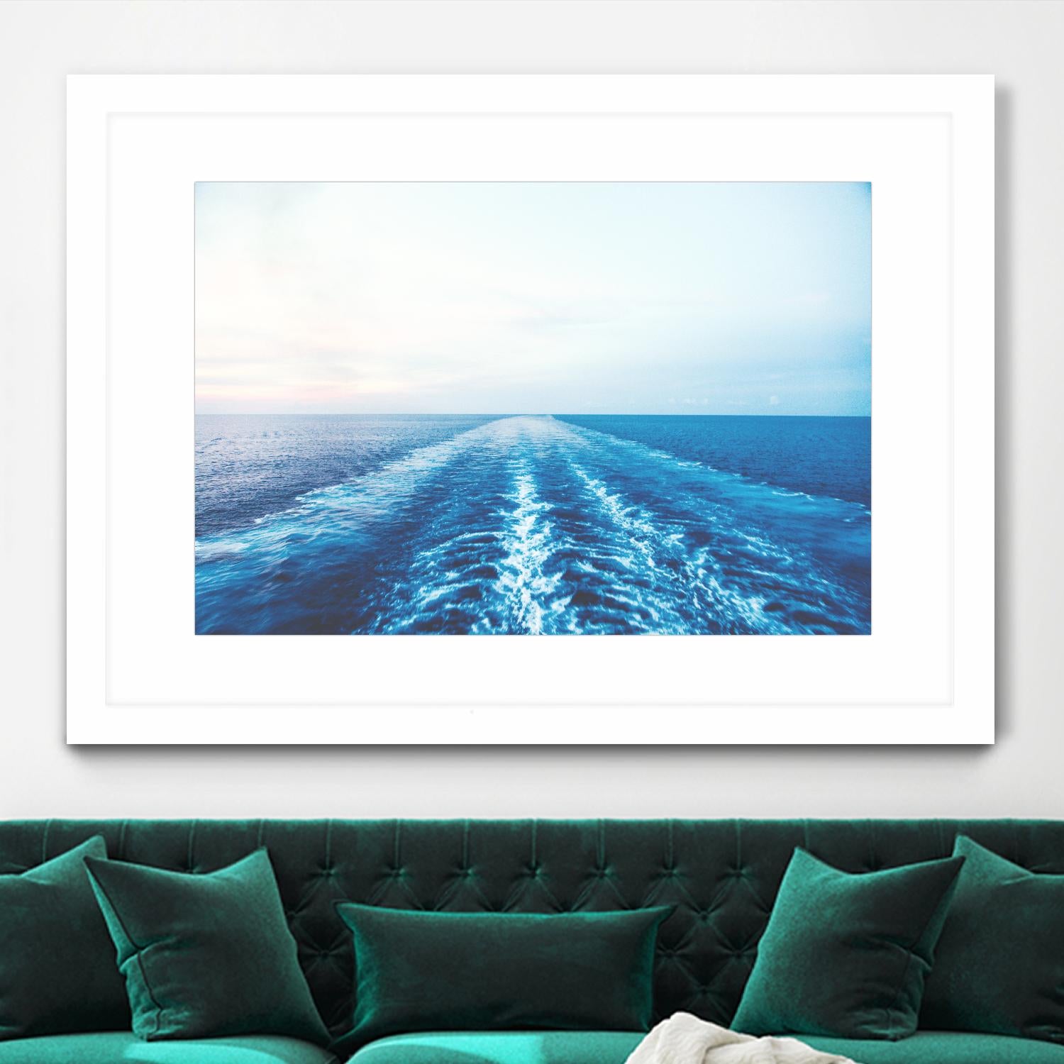 Sea trail by Pexels on GIANT ART - white sea scene