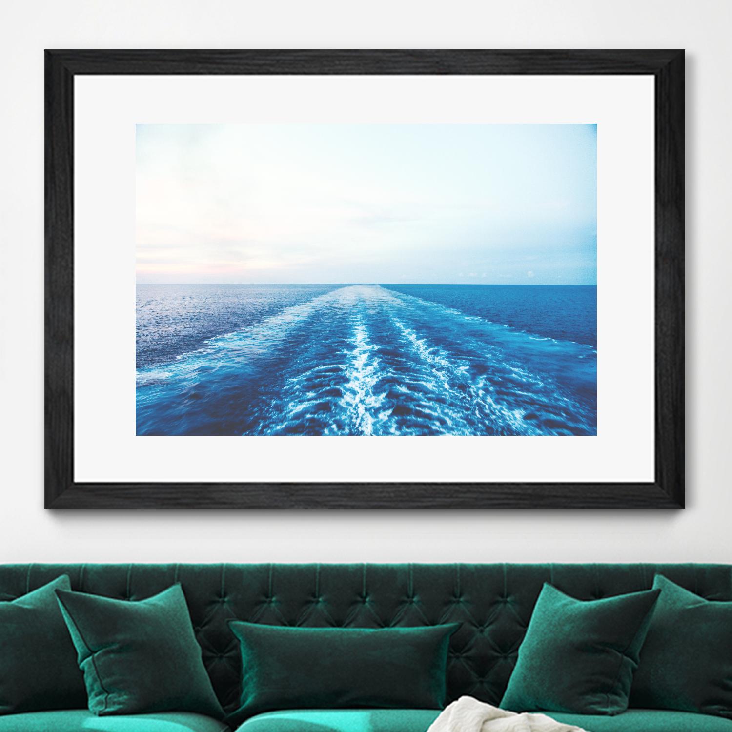 Sea trail by Pexels on GIANT ART - white sea scene