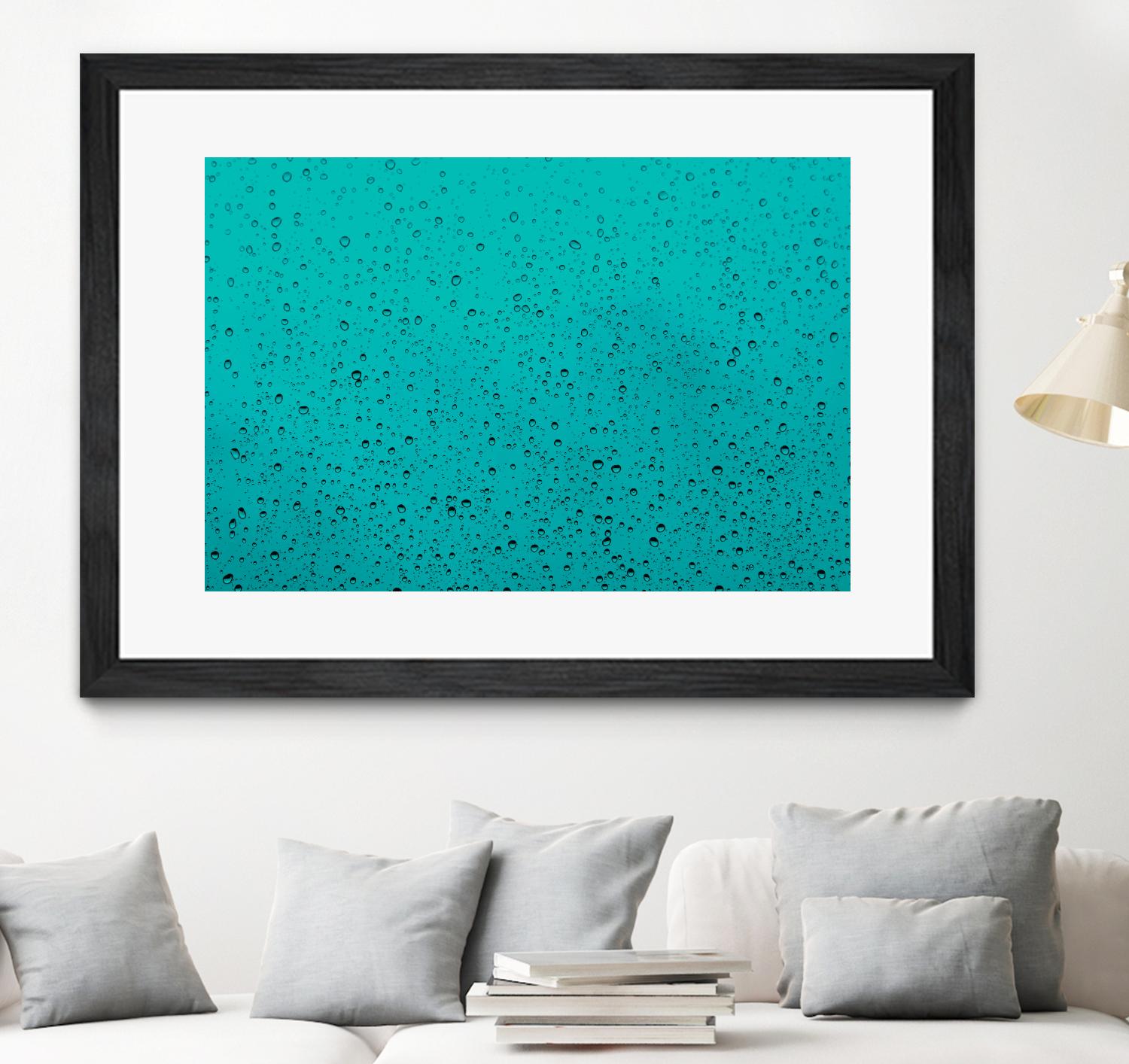 Waterdrops by Pexels on GIANT ART - black everyday life