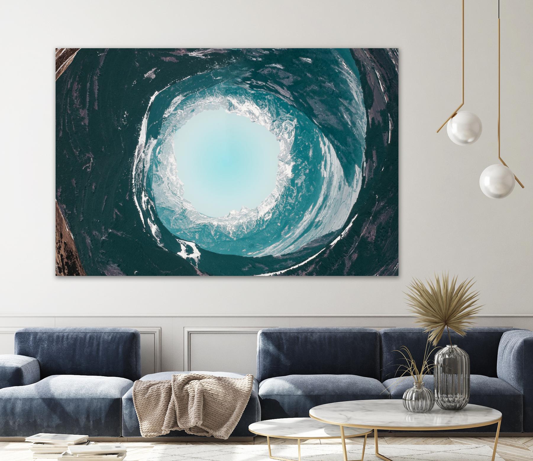 High tide illusion by Pexels on GIANT ART - white photo art