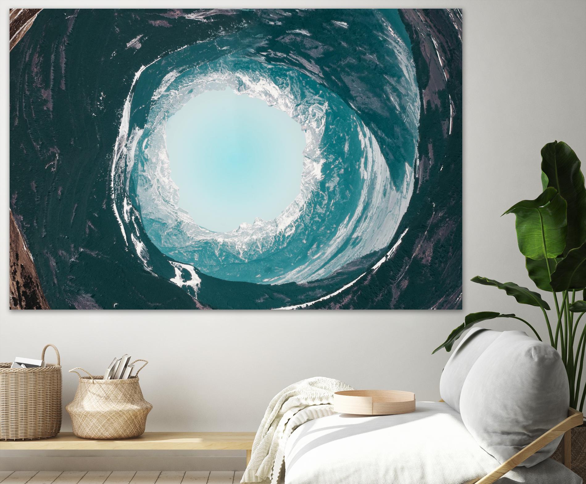 High tide illusion by Pexels on GIANT ART - white photo art