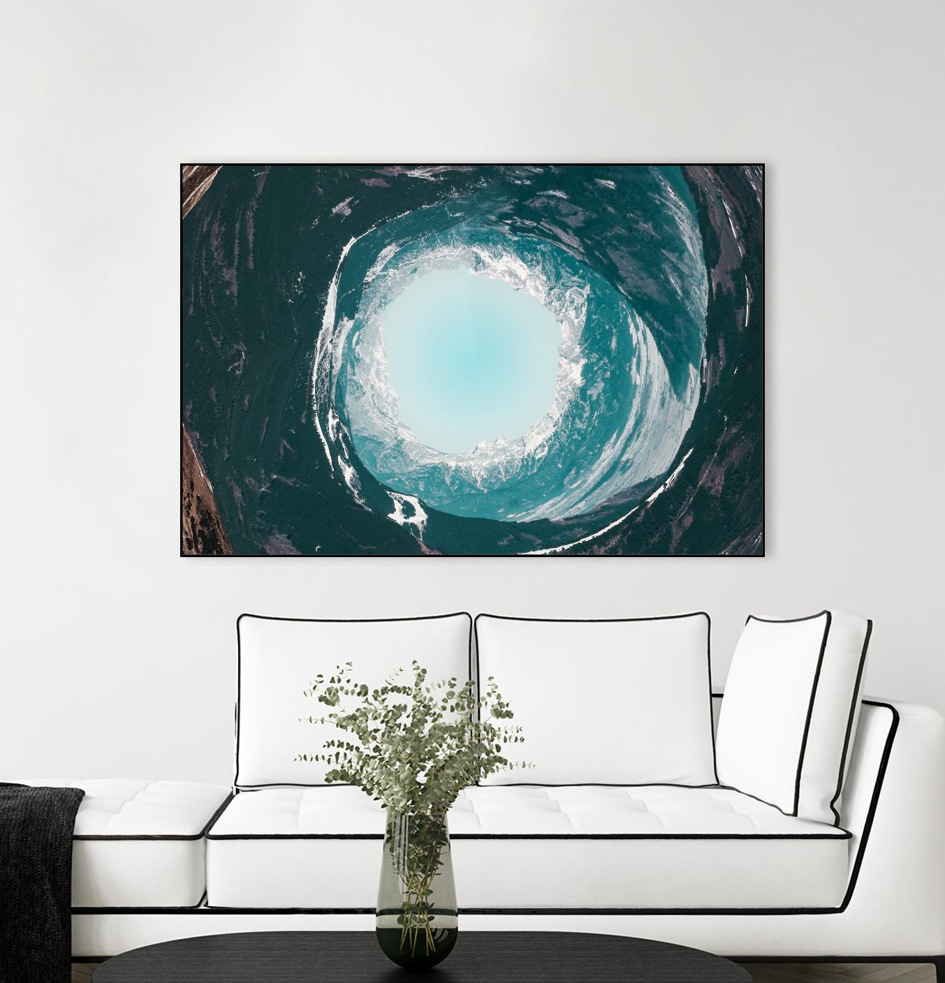 High tide illusion by Pexels on GIANT ART - white photo art