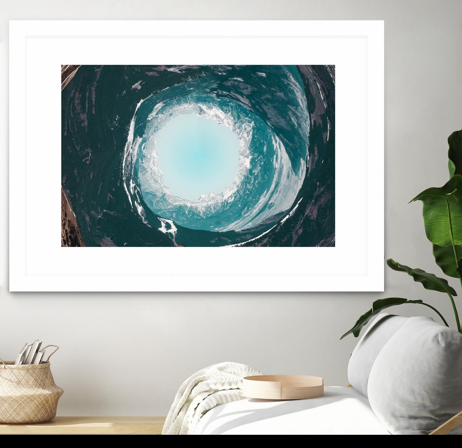 High tide illusion by Pexels on GIANT ART - white photo art