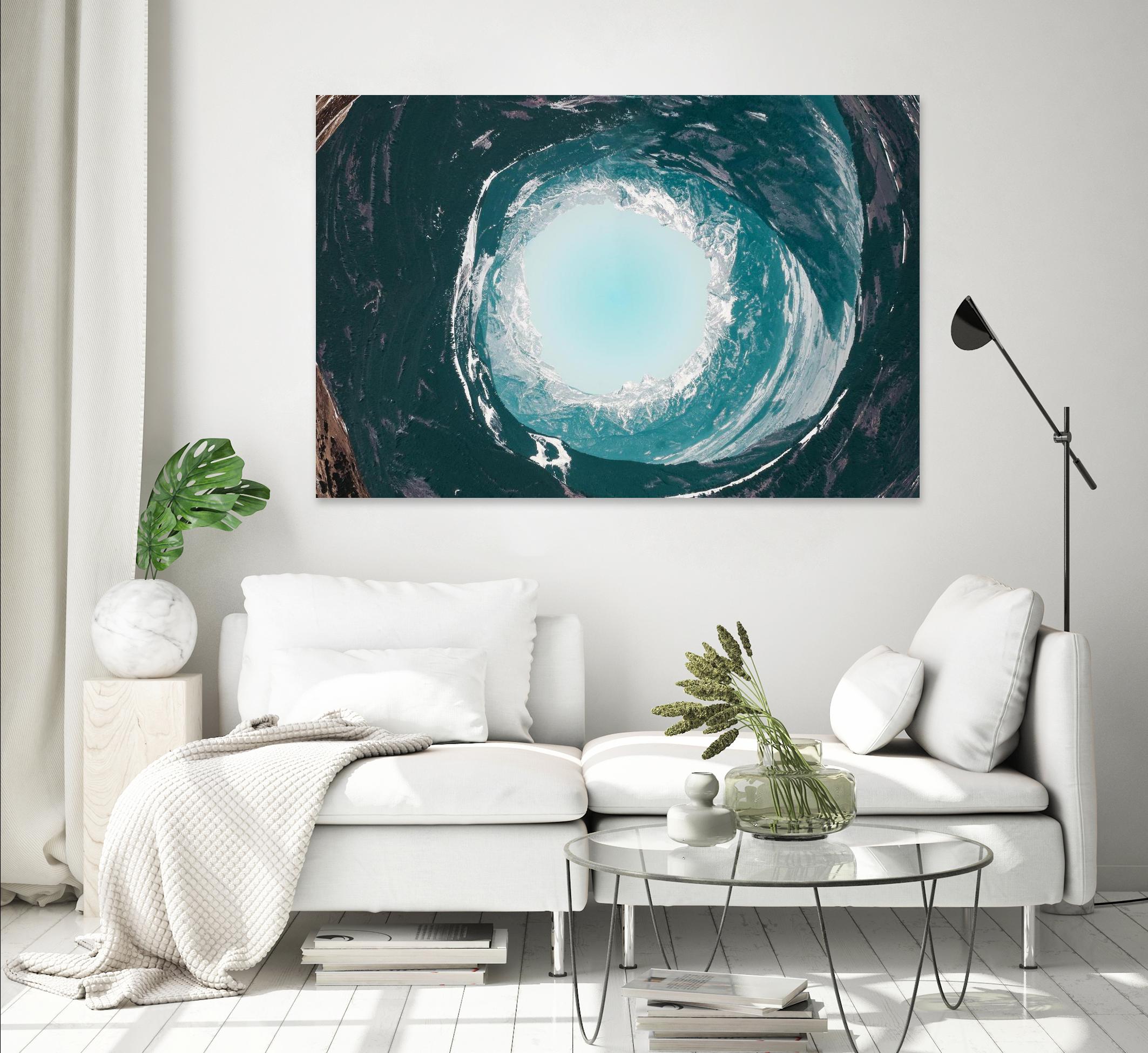 High tide illusion by Pexels on GIANT ART - white photo art