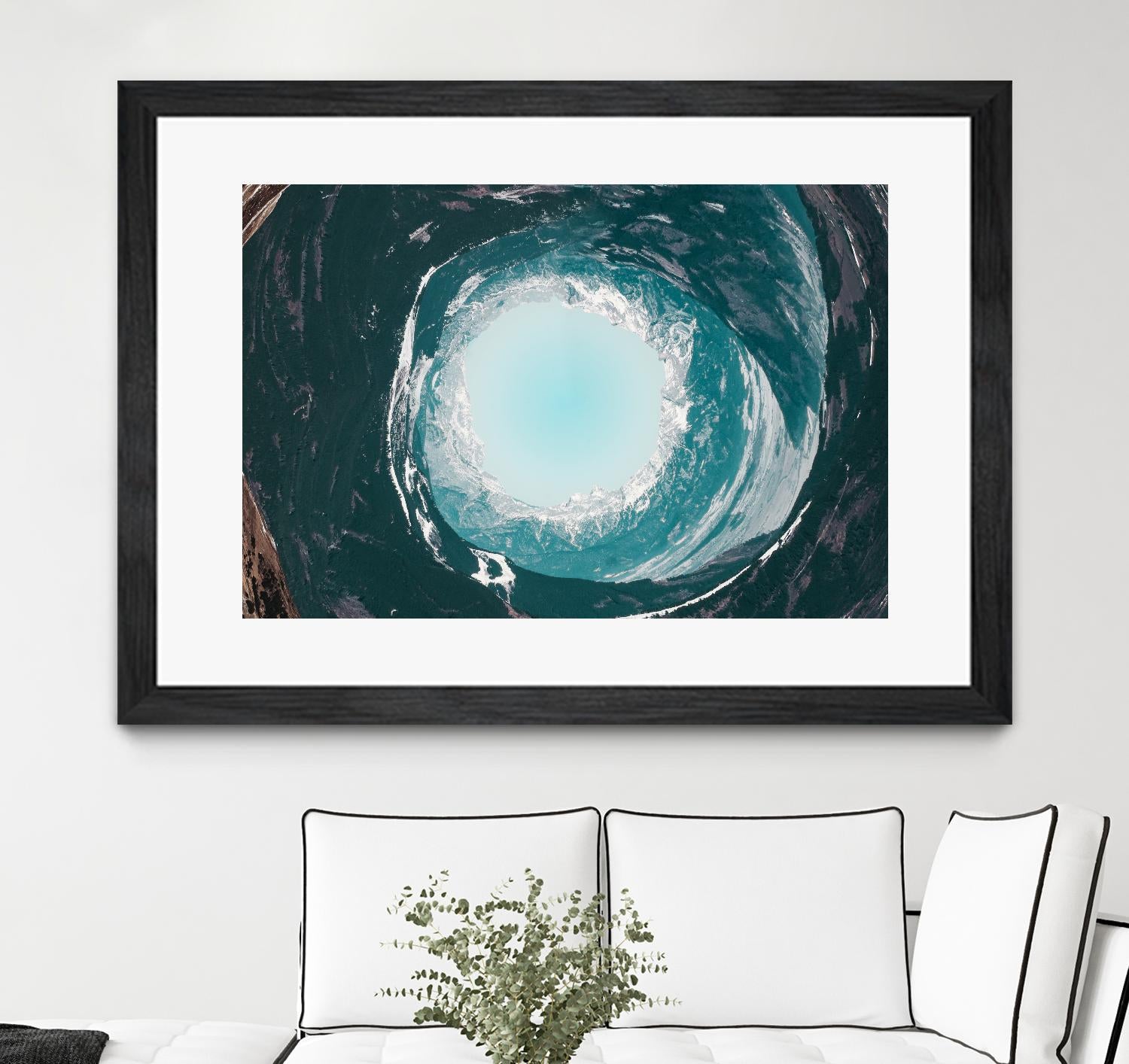 High tide illusion by Pexels on GIANT ART - white photo art