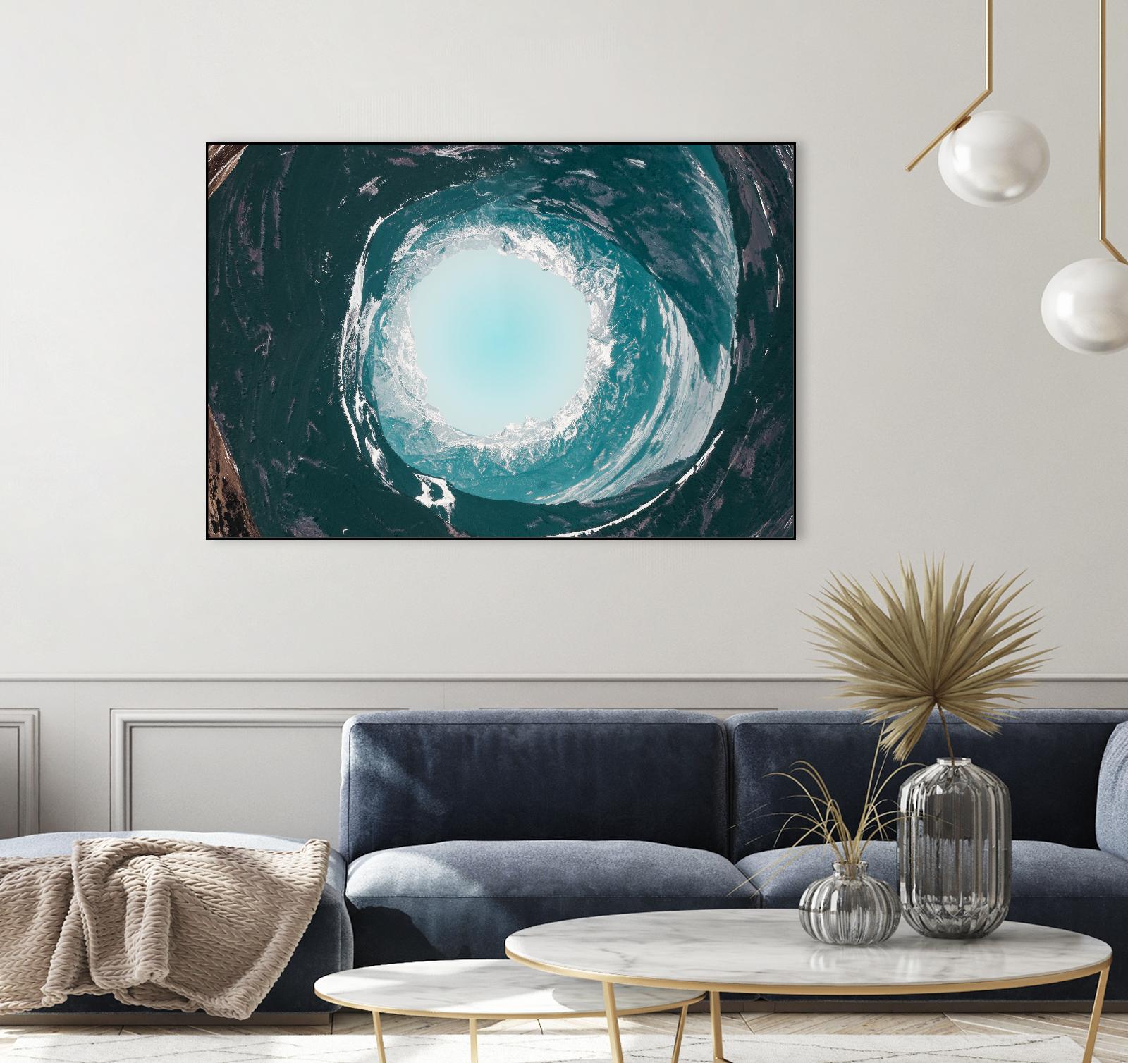 High tide illusion by Pexels on GIANT ART - white photo art