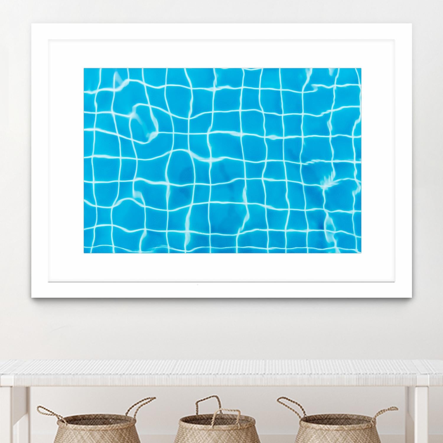 Pool lines by Pexels on GIANT ART - white leisure pool