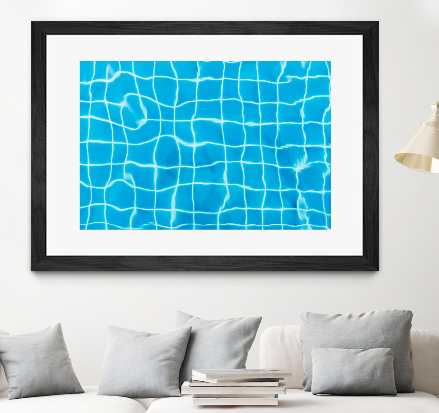 Pool lines by Pexels on GIANT ART - white leisure pool