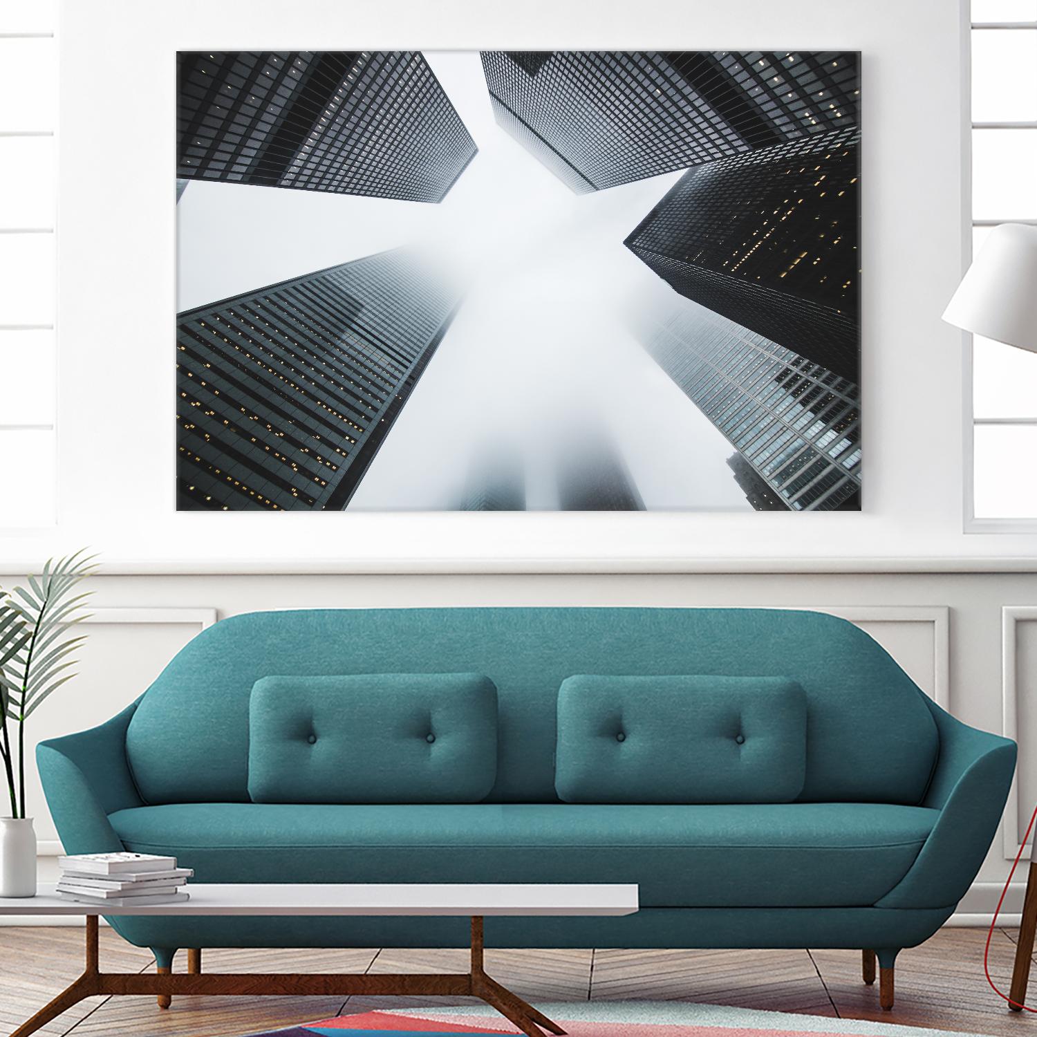 Skyline by Pexels on GIANT ART - white architectural