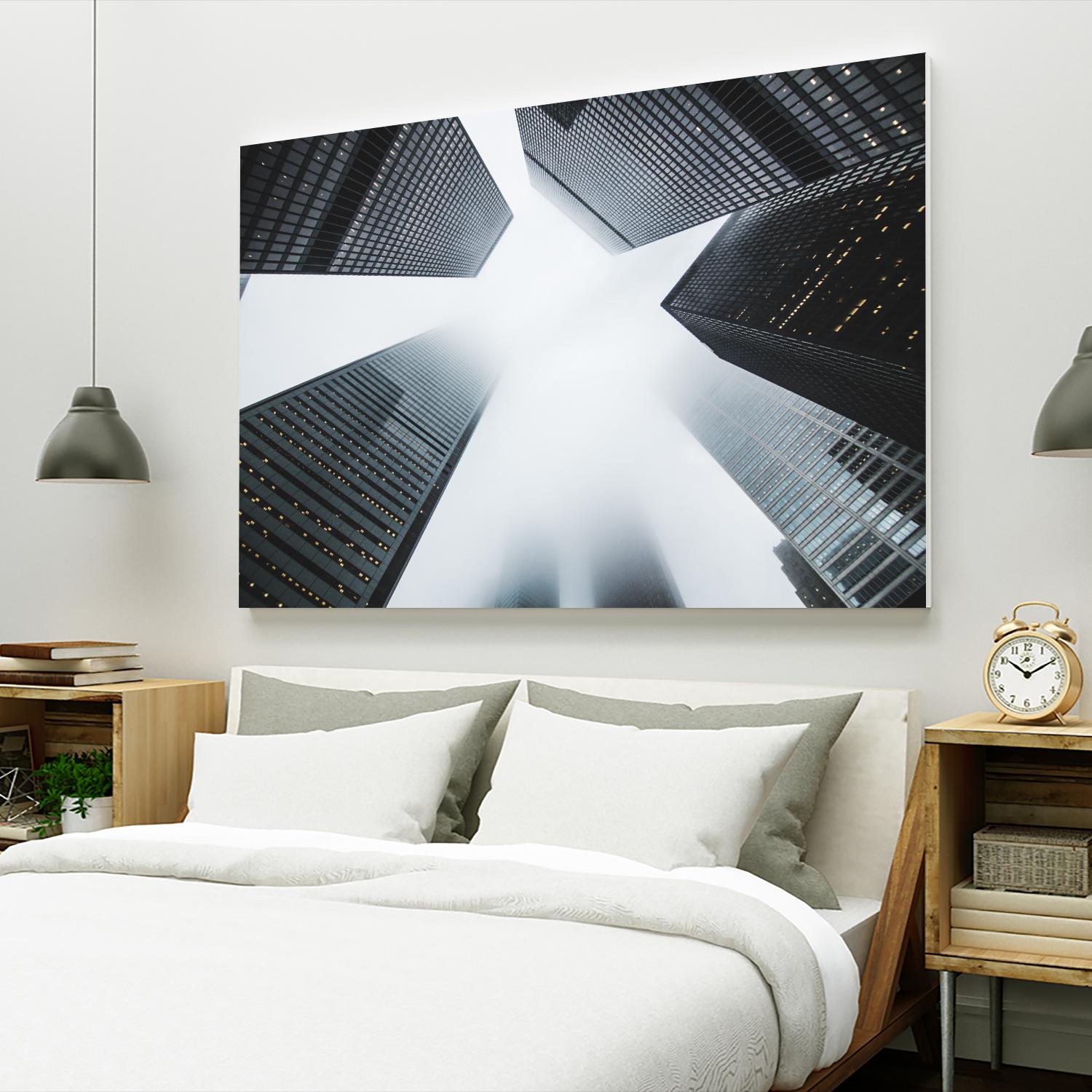 Skyline by Pexels on GIANT ART - white architectural