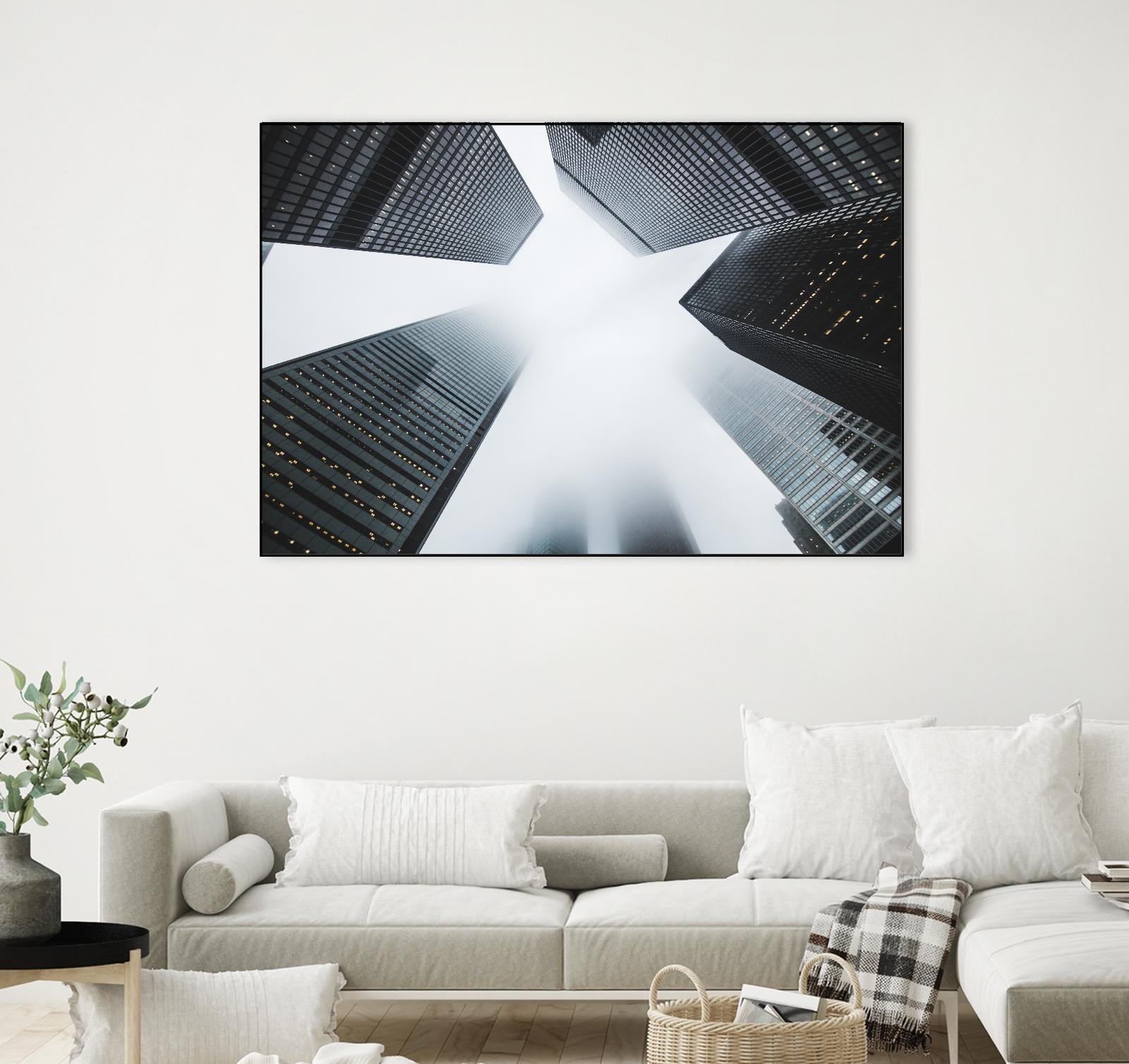 Skyline by Pexels on GIANT ART - white architectural