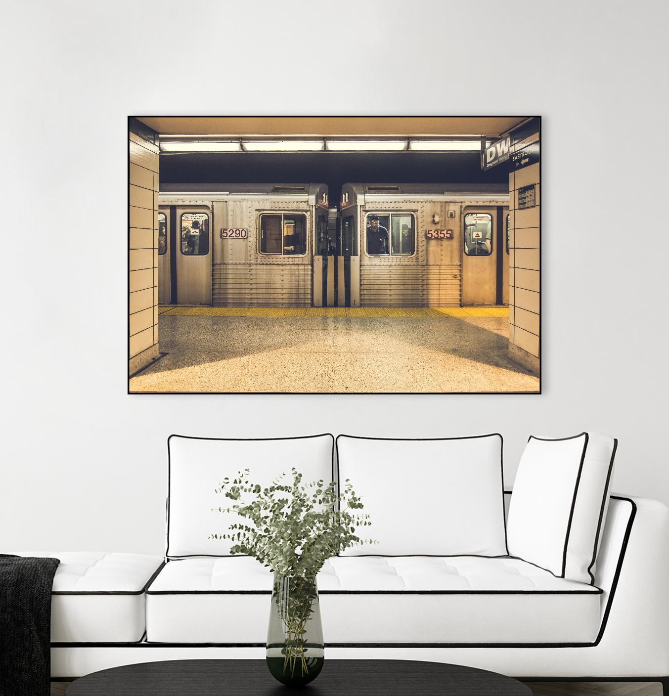 Metro by Pexels on GIANT ART - silver everyday life