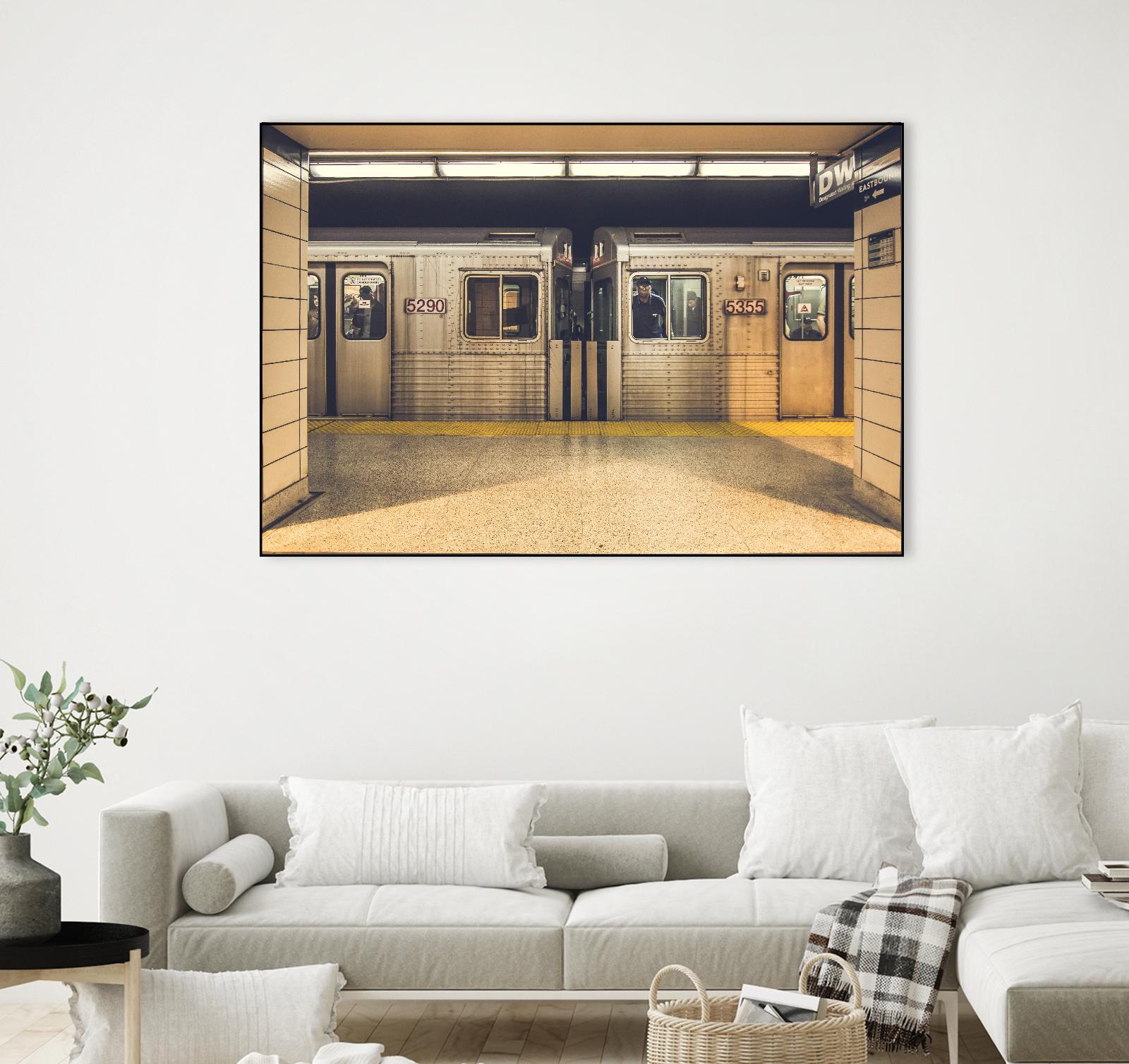 Metro by Pexels on GIANT ART - silver everyday life