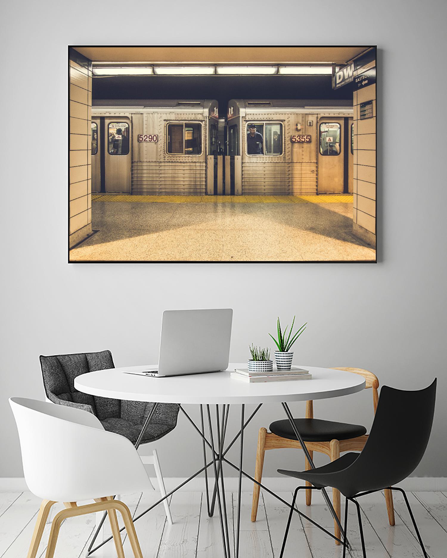 Metro by Pexels on GIANT ART - silver everyday life