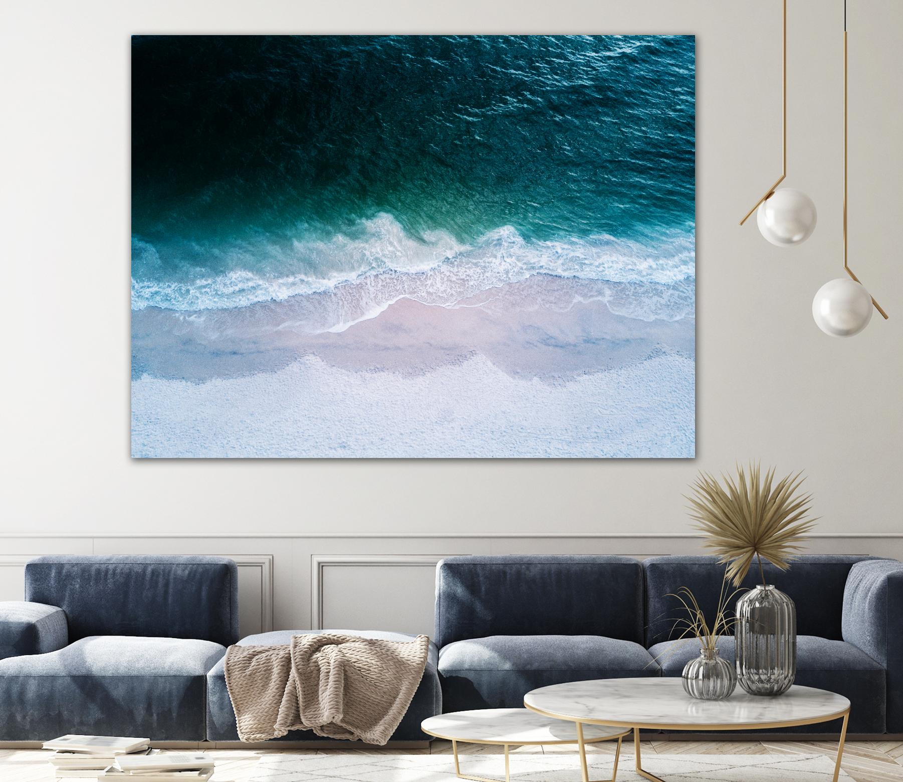 High tide by Pexels on GIANT ART - beige sea scene